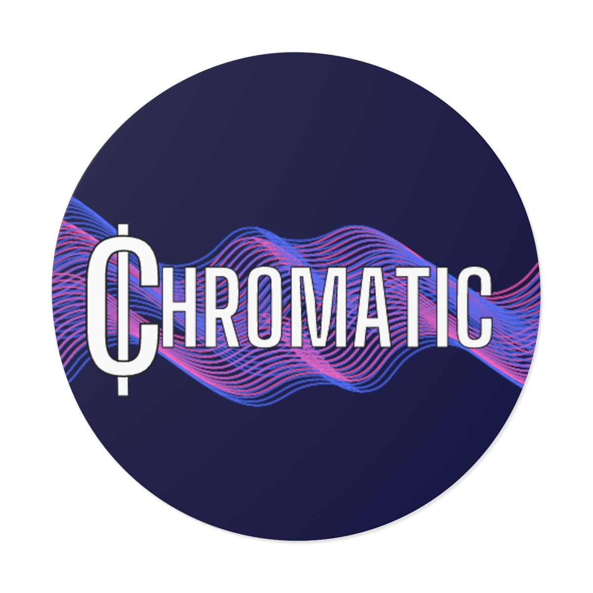 Chromatic Logo - Round Vinyl Stickers