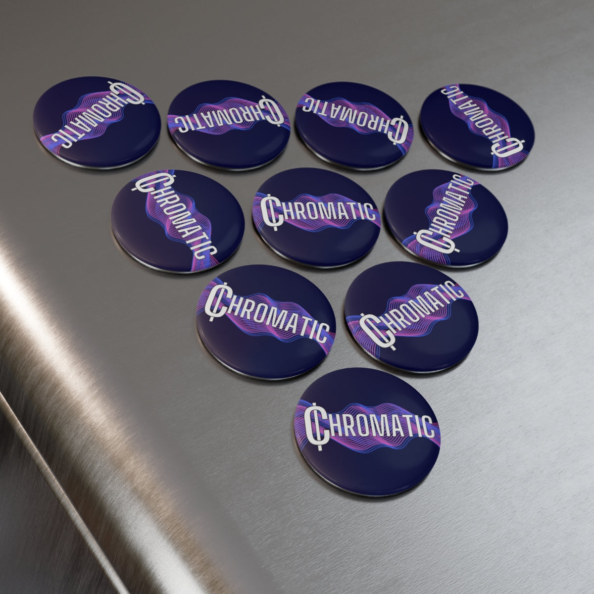Chromatic Logo - Magnet, Round