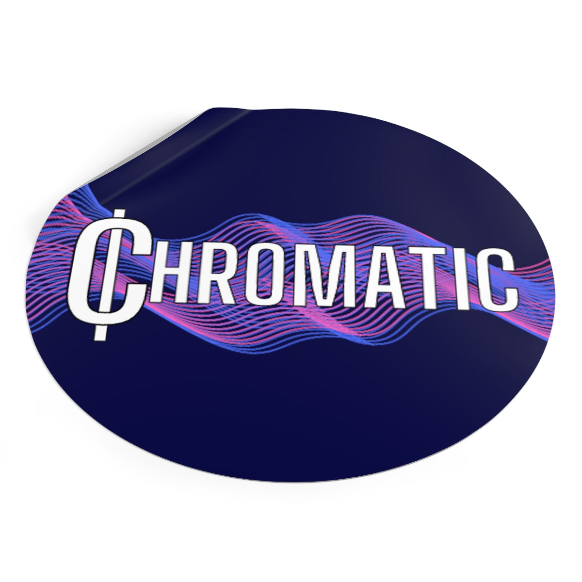 Chromatic Logo - Round Vinyl Stickers