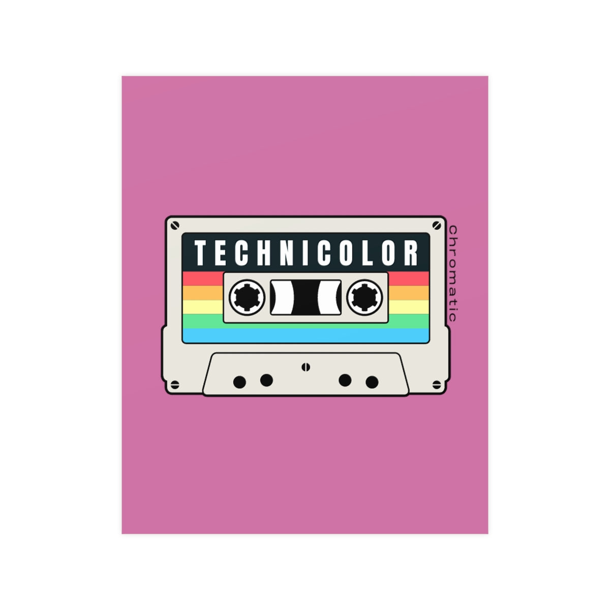 Technicolor Logo - Vertical and Horizontal Matte Posters