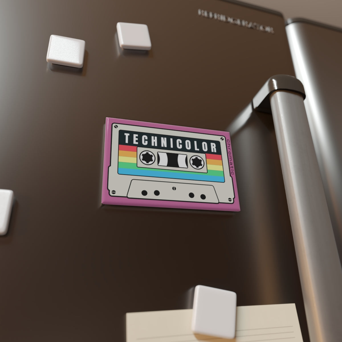 Technicolor Logo - Button Magnet, Rectangle