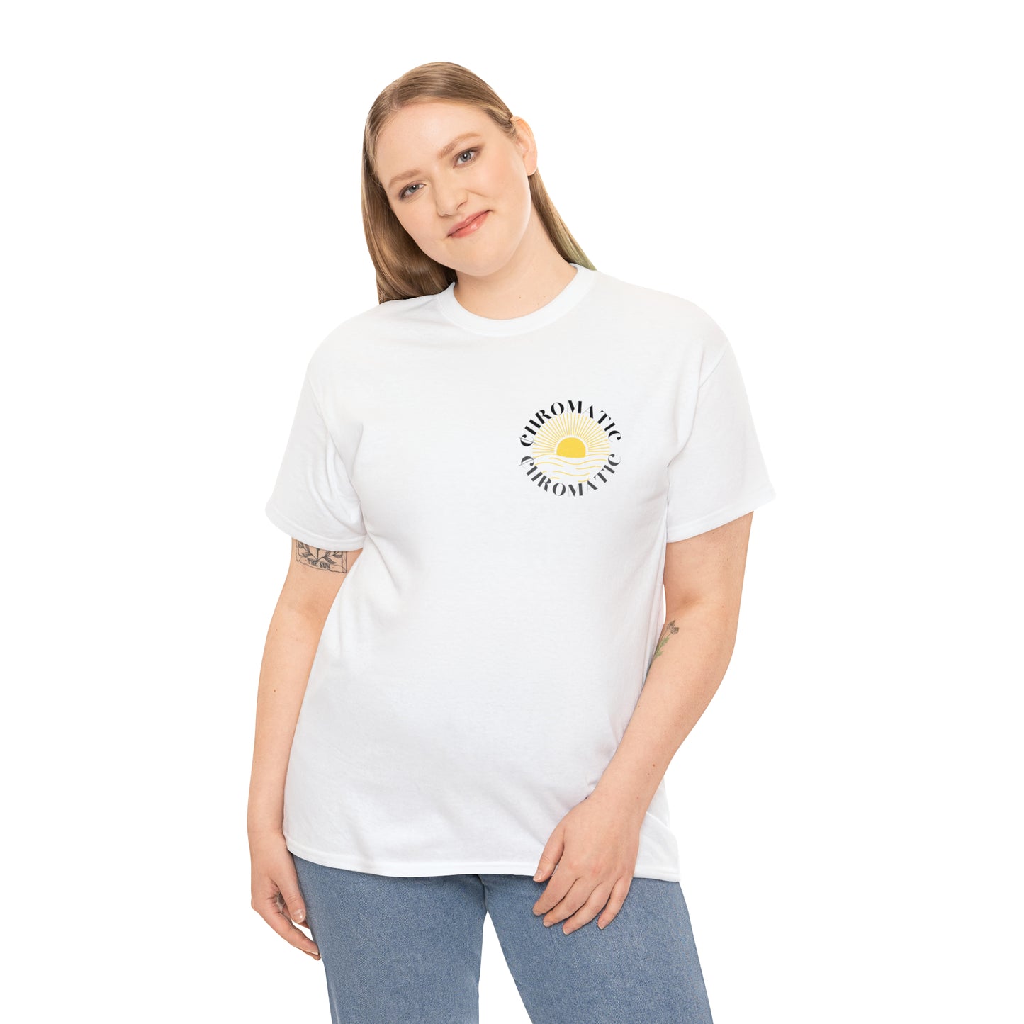 Chromatic Golden Hour Sun Circle Tee