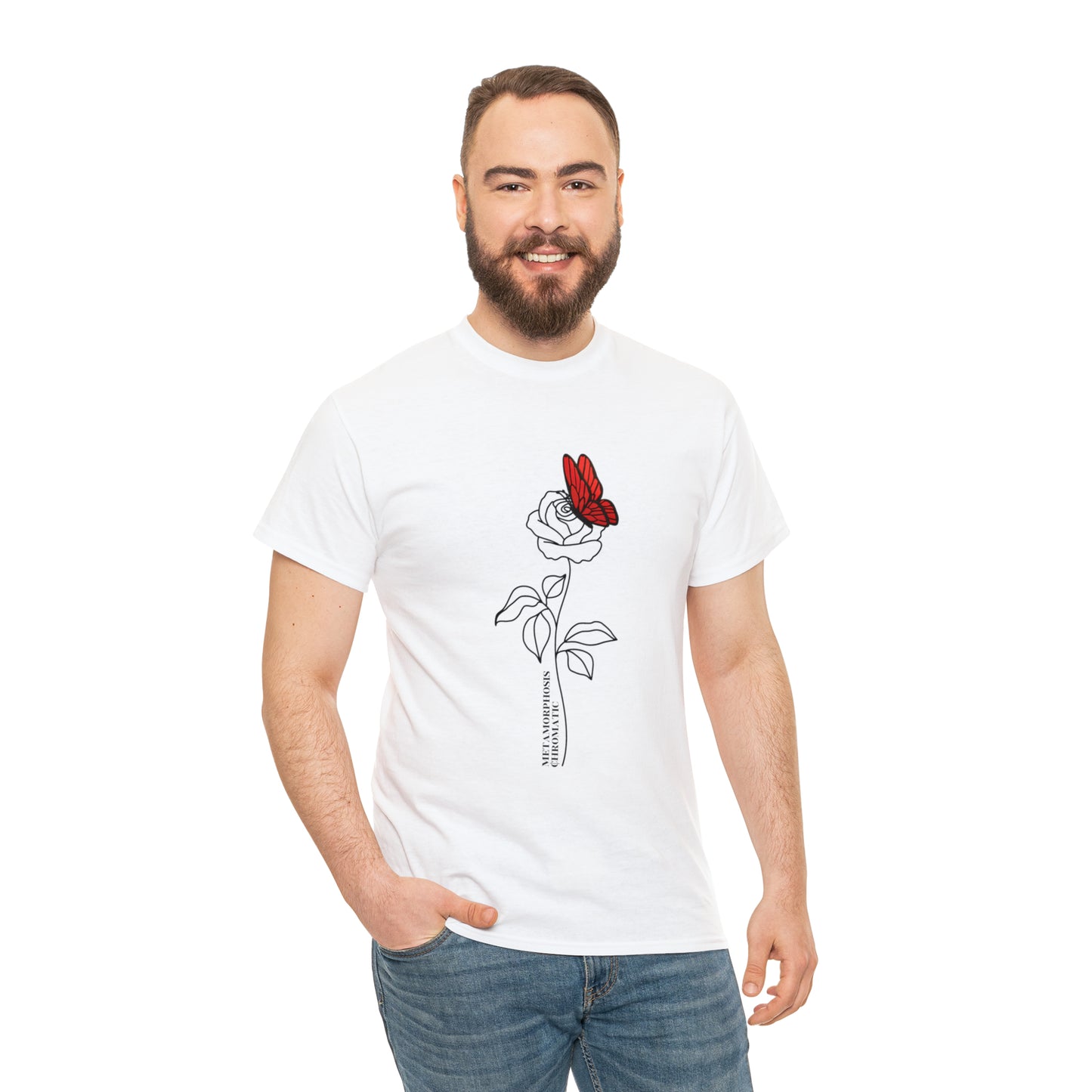 METAMORPHOSIS ROSE - Unisex Heavy Cotton Tee