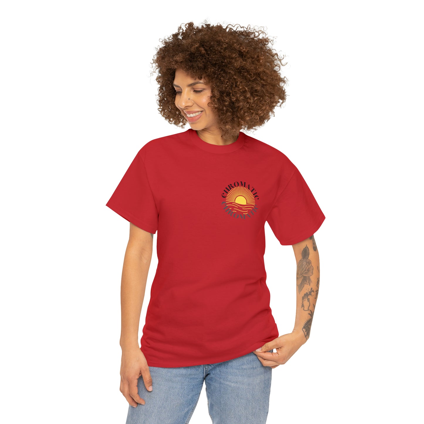 Chromatic Golden Hour Sun Circle Tee