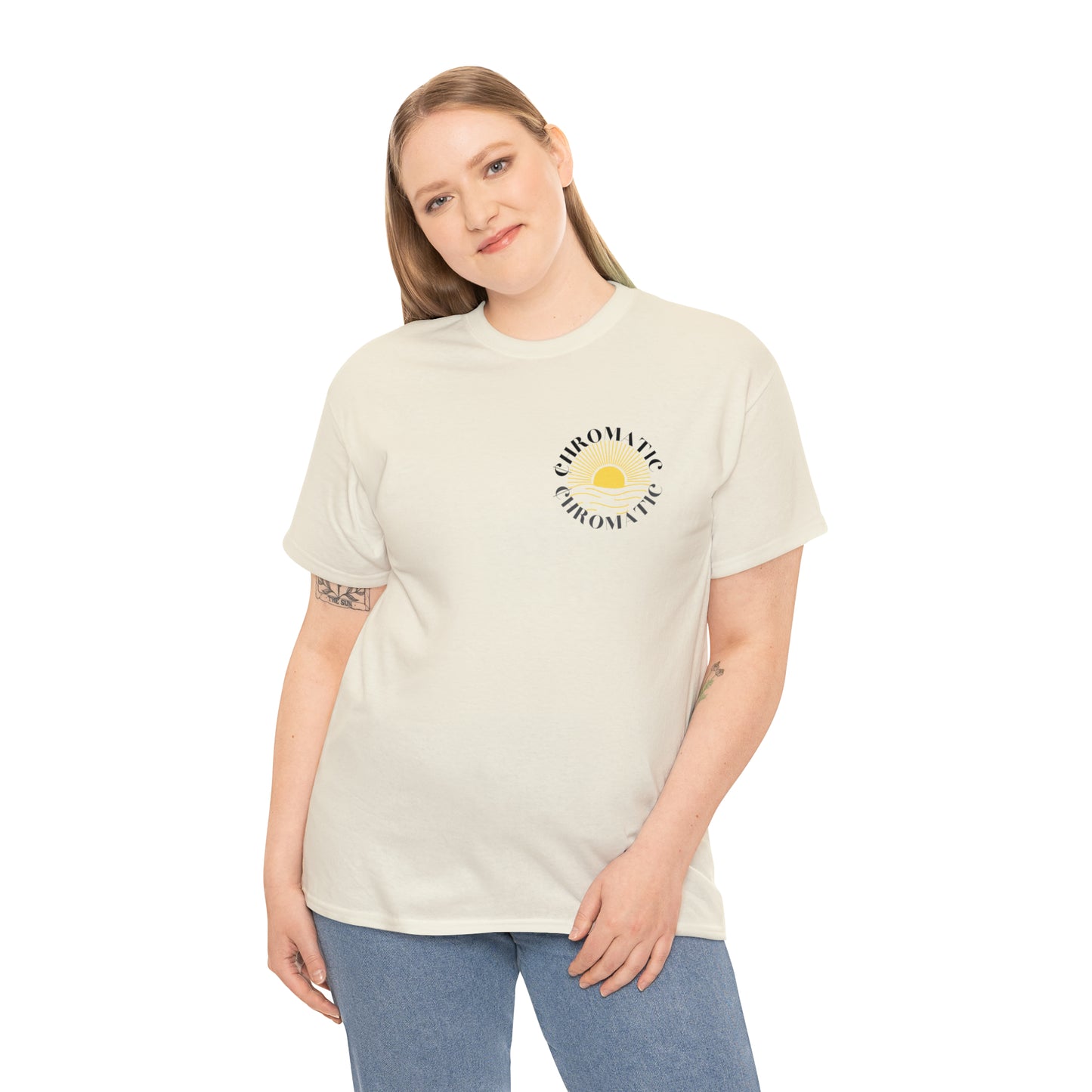 Chromatic Golden Hour Sun Circle Tee