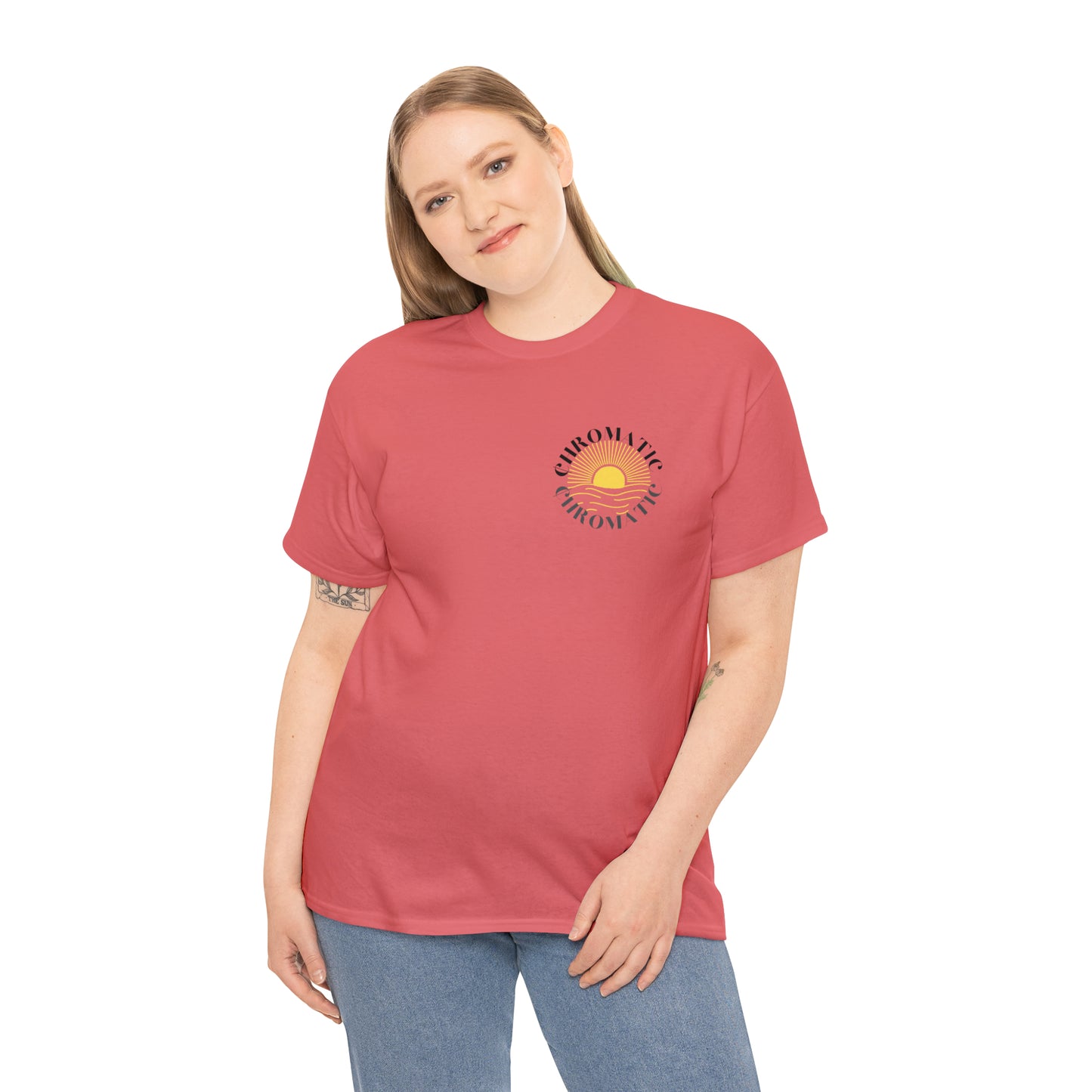 Chromatic Golden Hour Sun Circle Tee