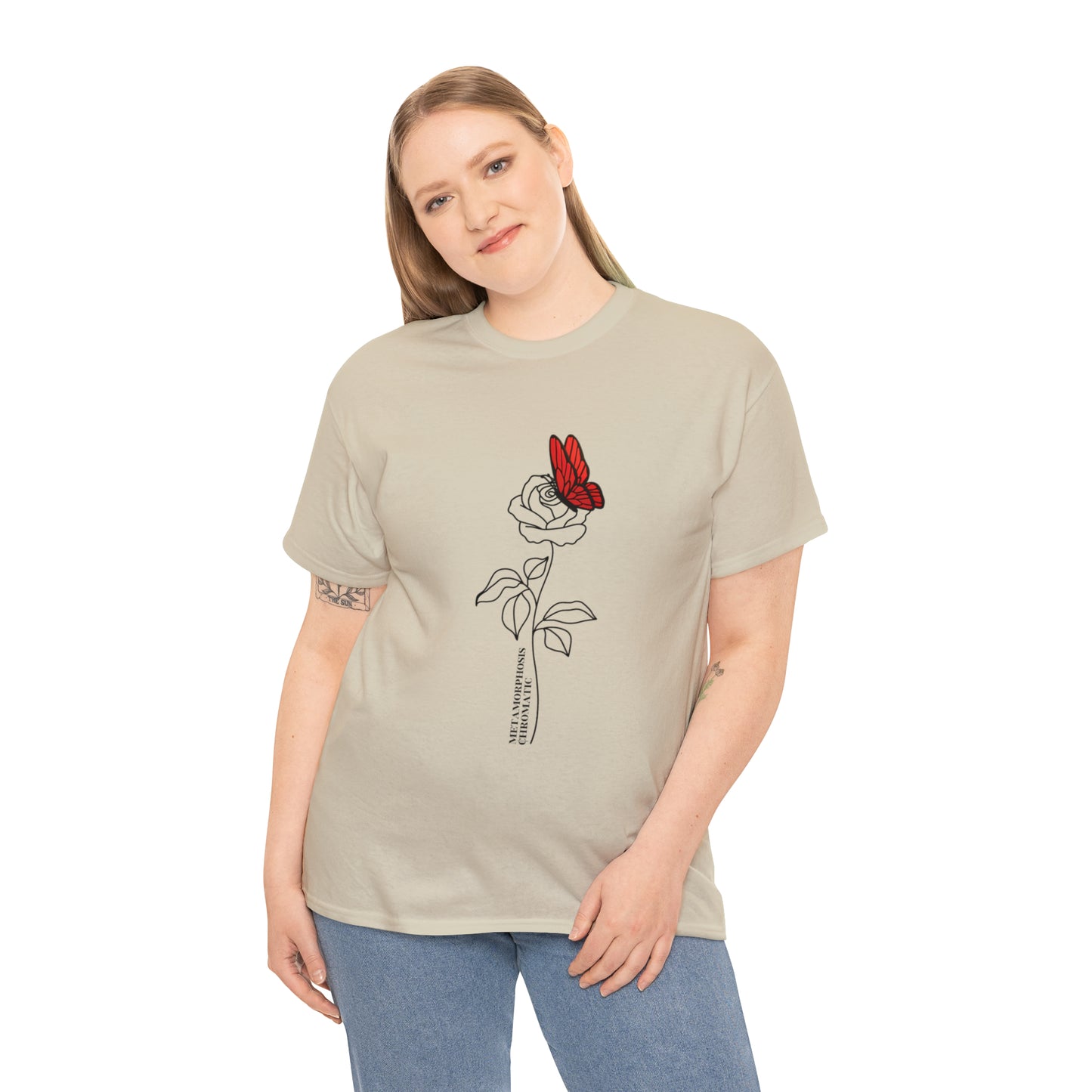 METAMORPHOSIS ROSE - Unisex Heavy Cotton Tee