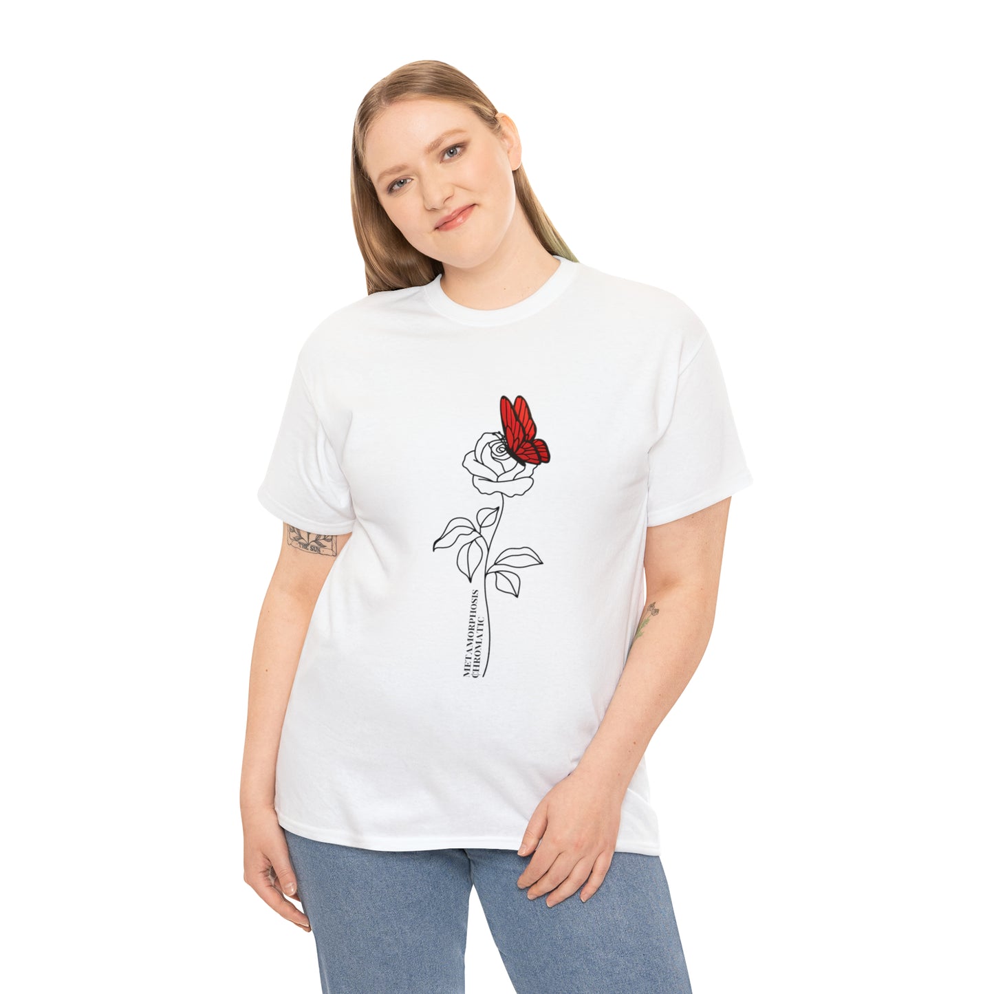 METAMORPHOSIS ROSE - Unisex Heavy Cotton Tee