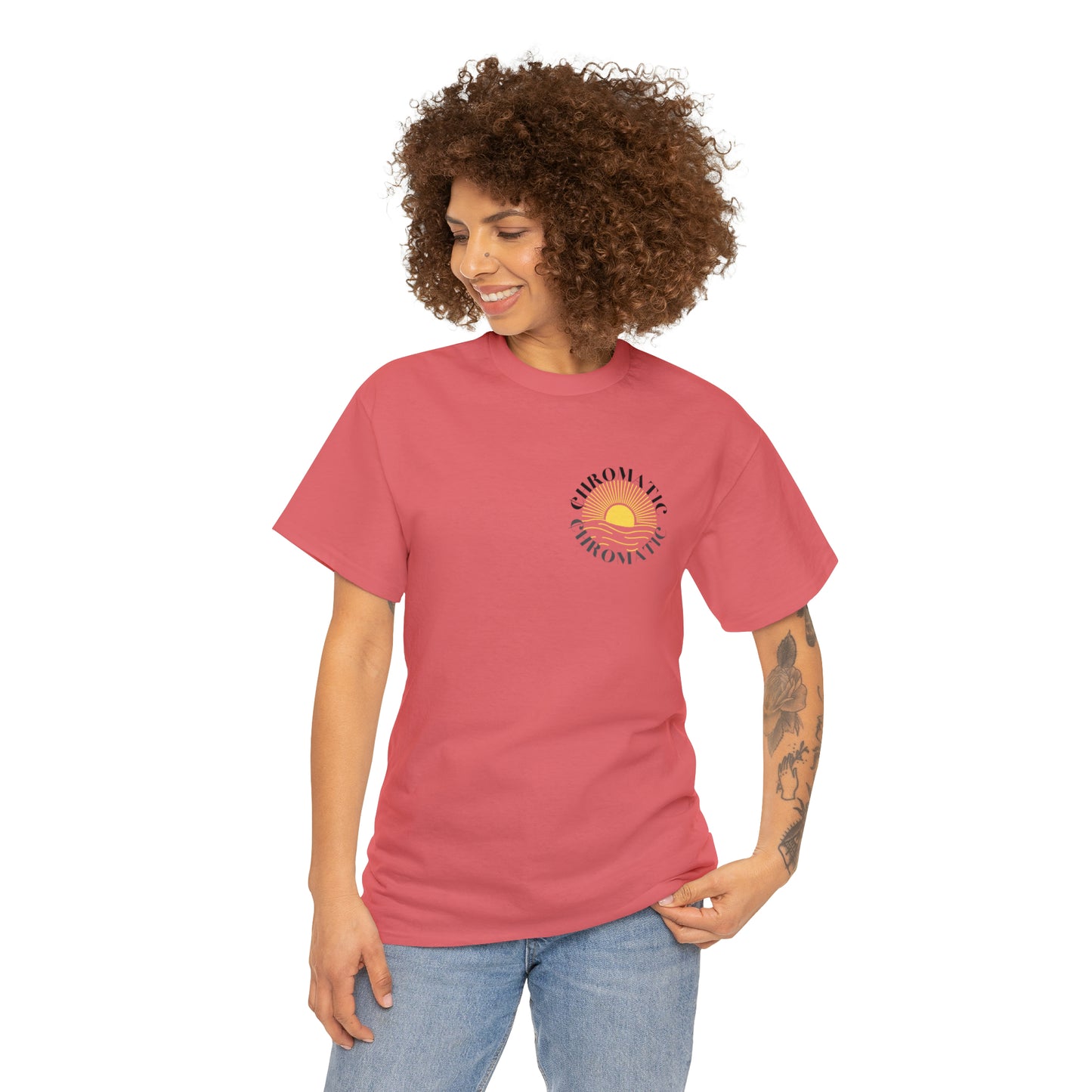 Chromatic Golden Hour Sun Circle Tee