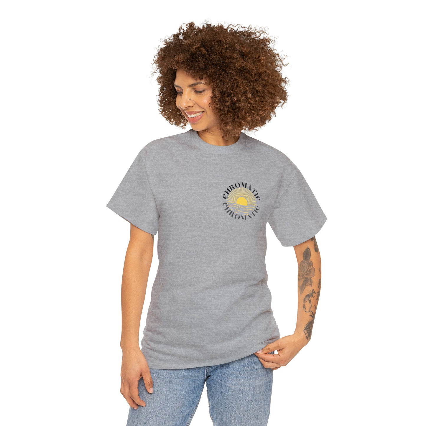 Chromatic Golden Hour Sun Circle Tee