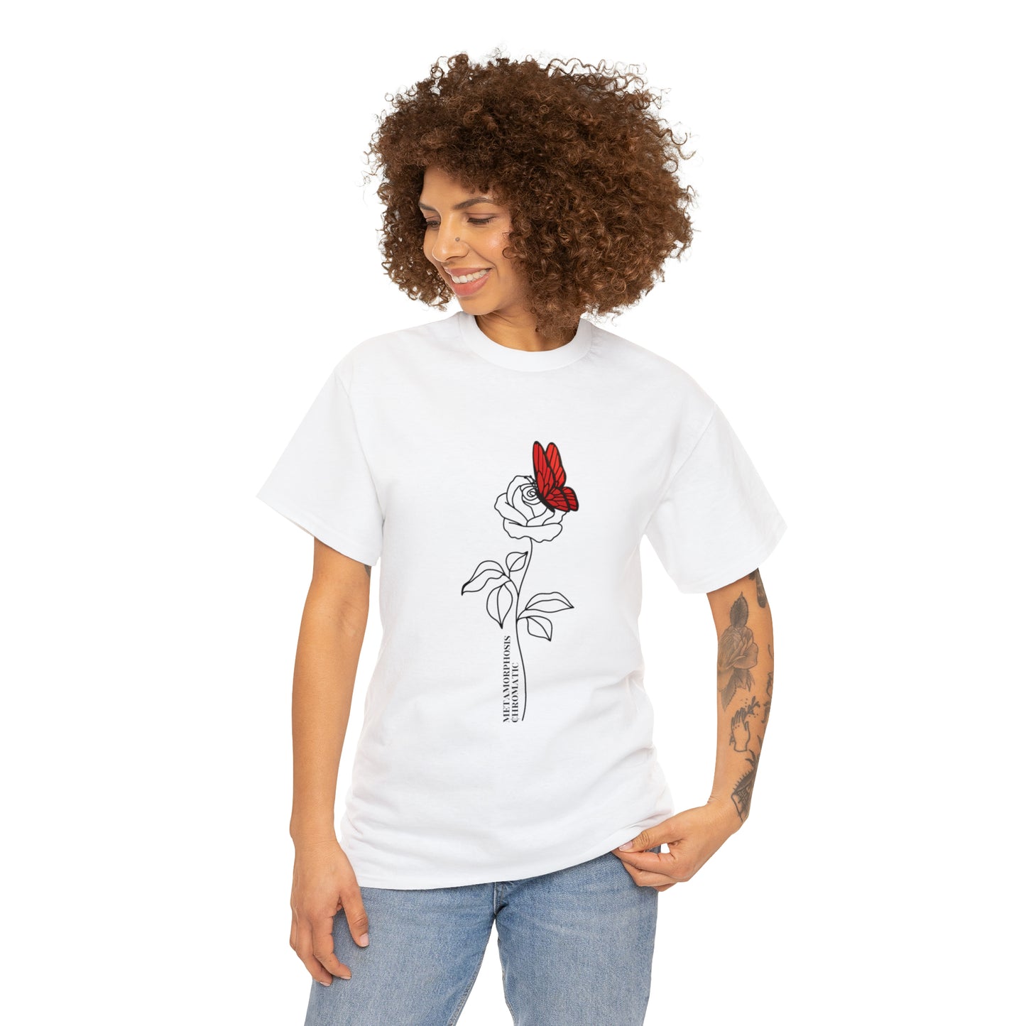 METAMORPHOSIS ROSE - Unisex Heavy Cotton Tee