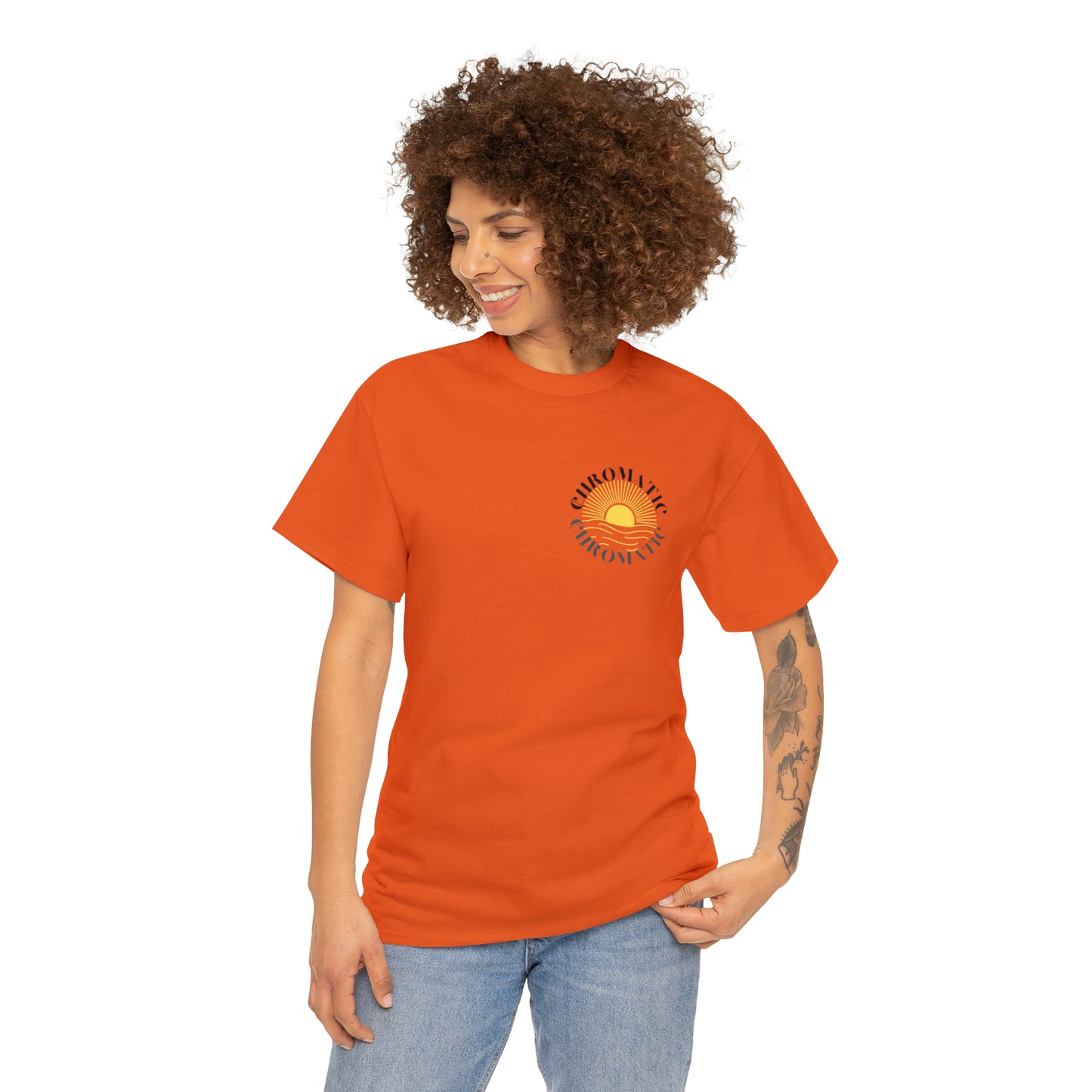 Chromatic Golden Hour Sun Circle Tee