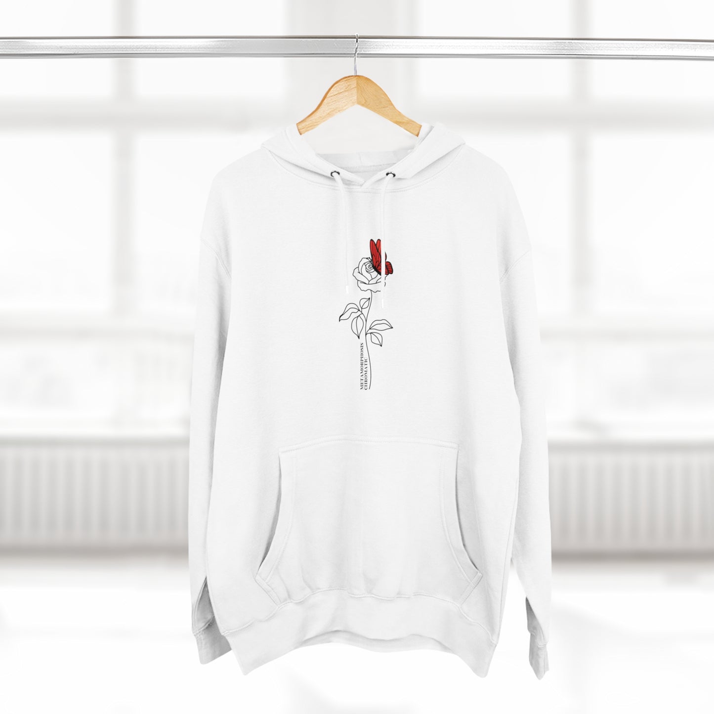 METAMORPHOSIS ROSE - Unisex Premium Pullover Hoodie