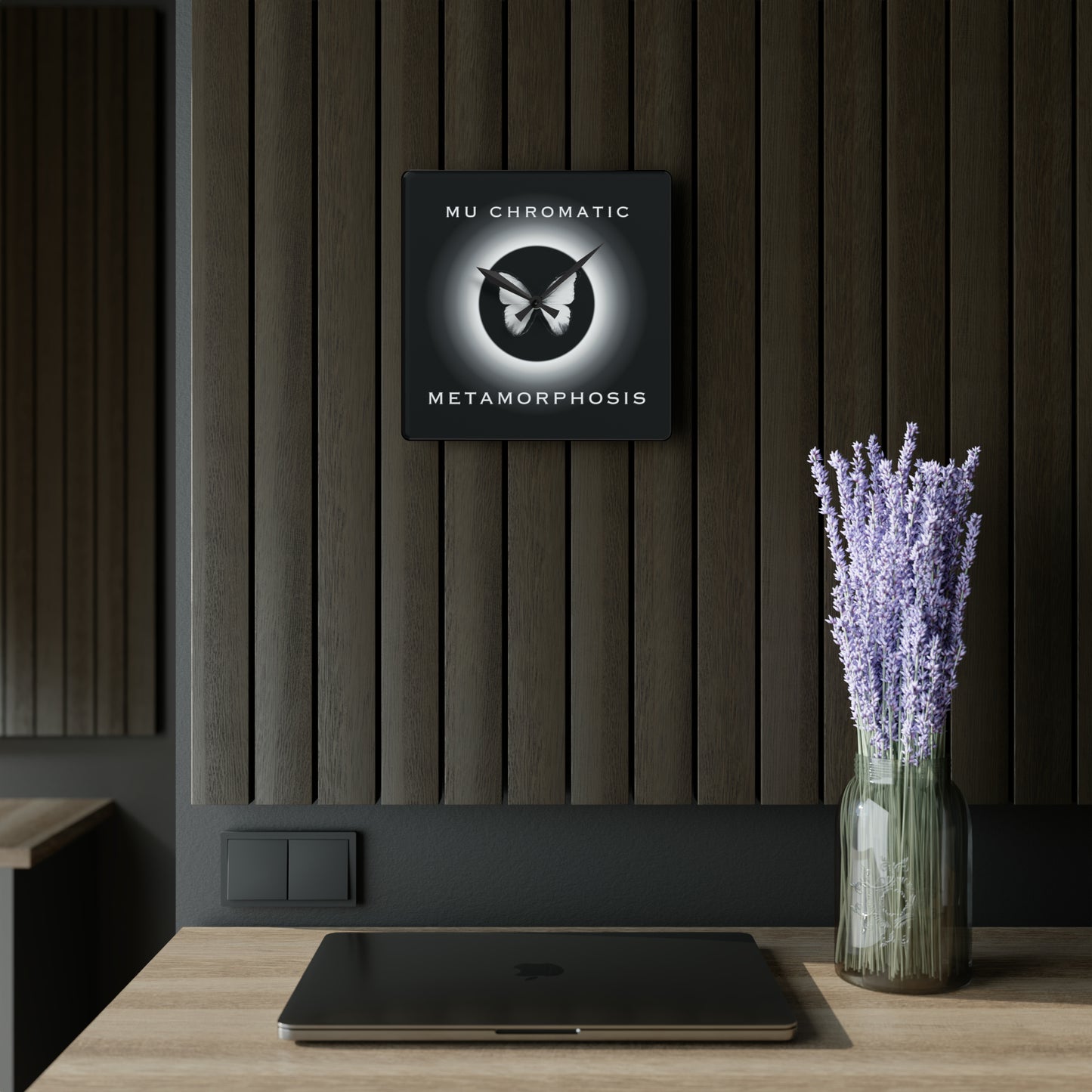 METAMORHOSIS - Acrylic Wall Clock