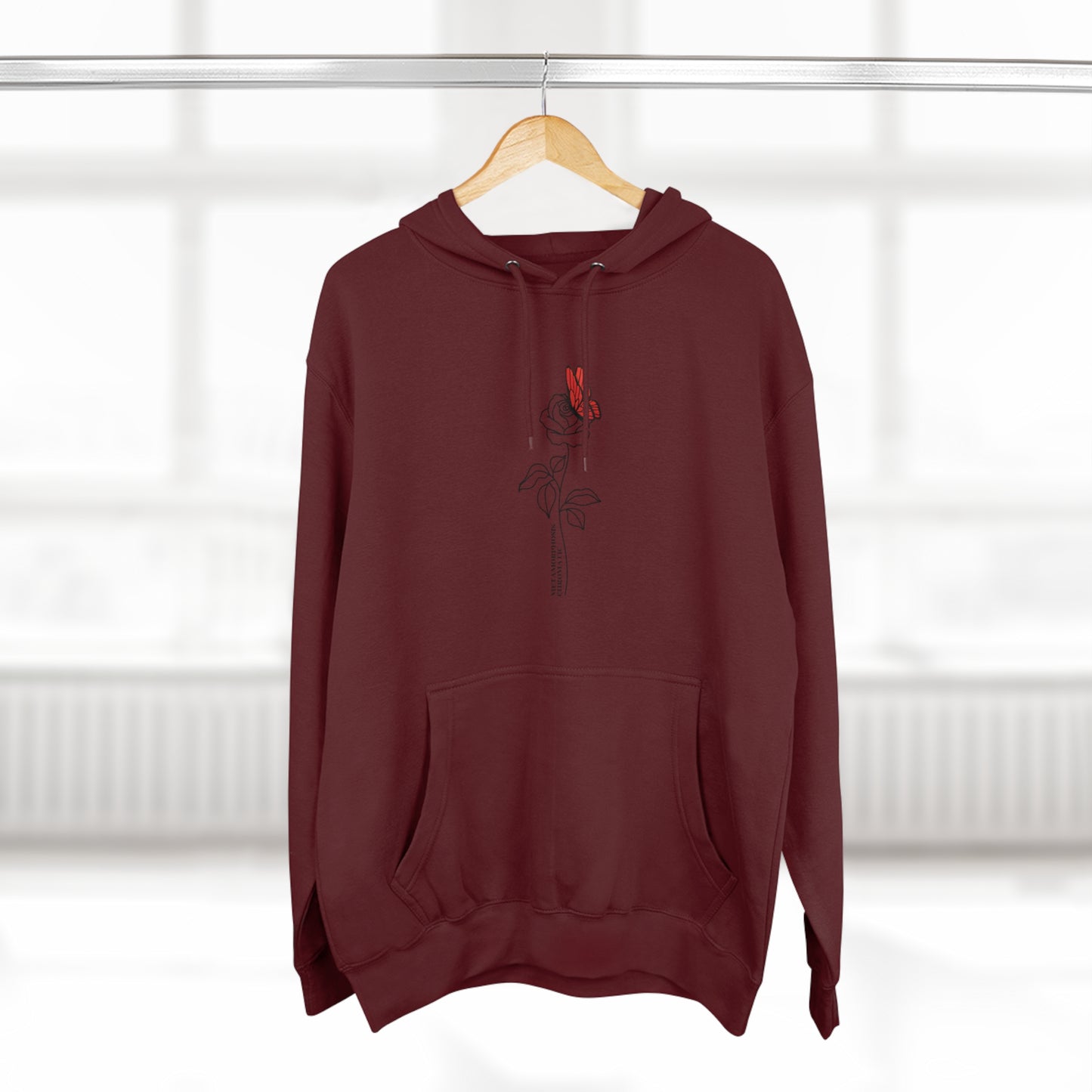 METAMORPHOSIS ROSE - Unisex Premium Pullover Hoodie