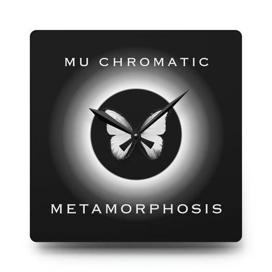 METAMORHOSIS - Acrylic Wall Clock