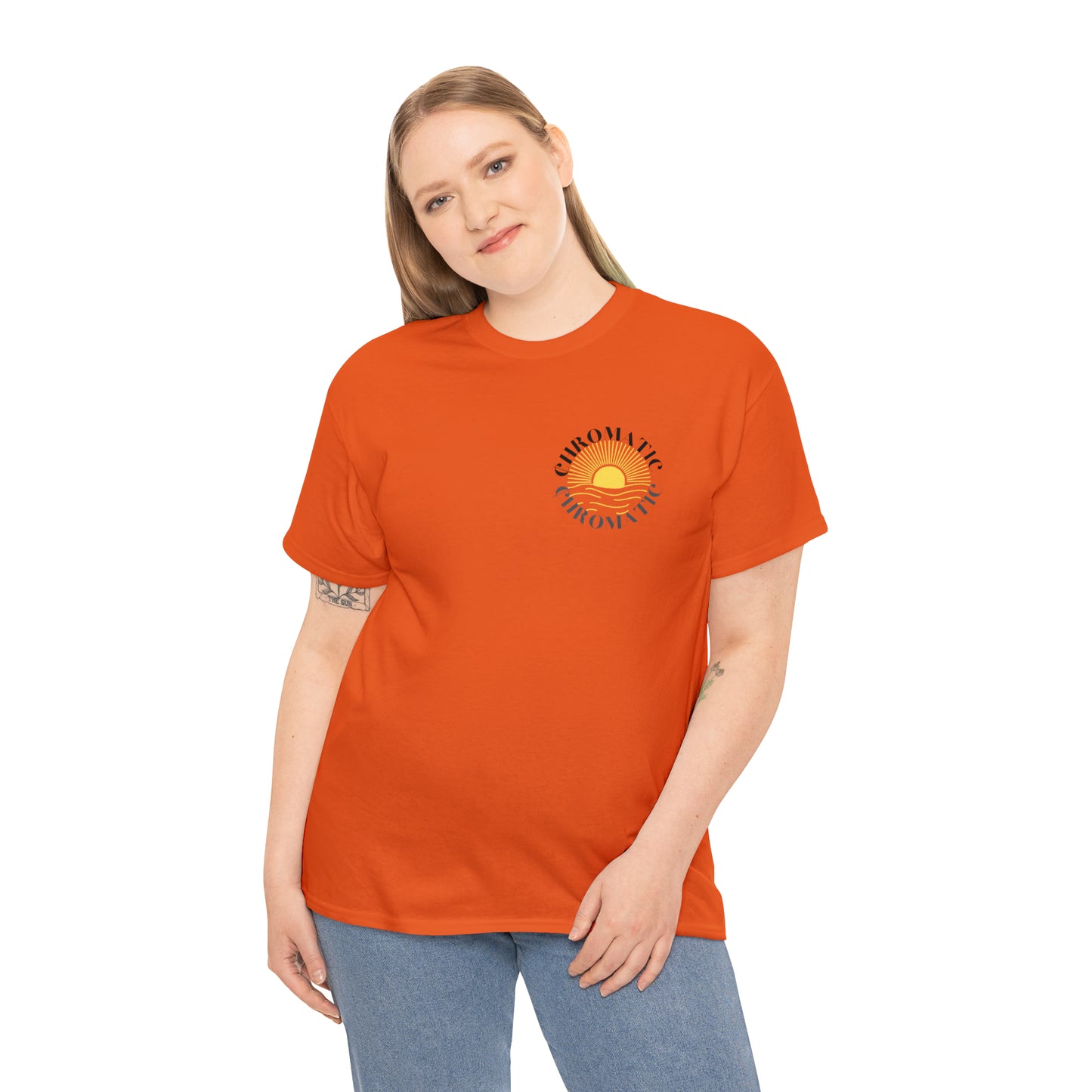 Chromatic Golden Hour Sun Circle Tee