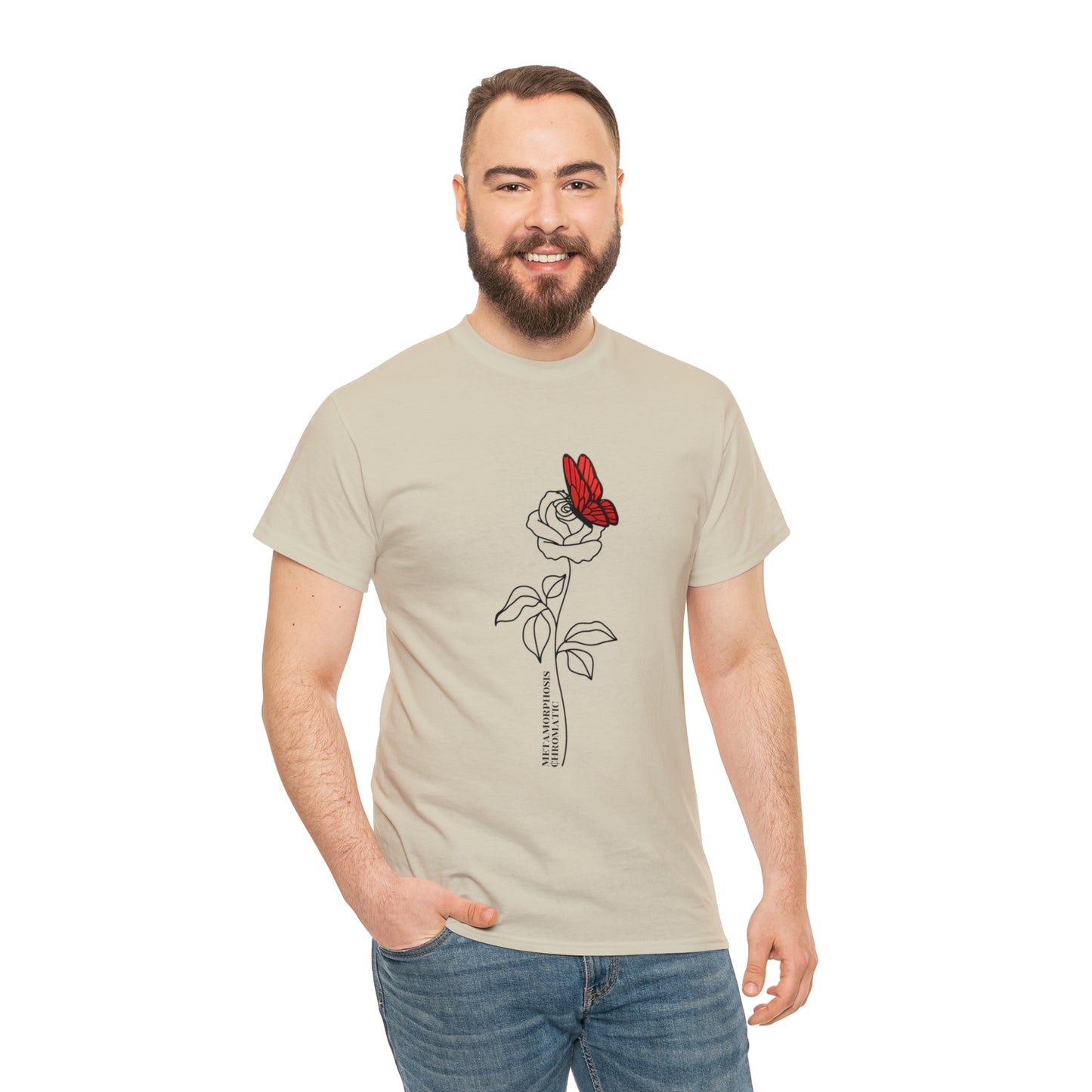 METAMORPHOSIS ROSE - Unisex Heavy Cotton Tee