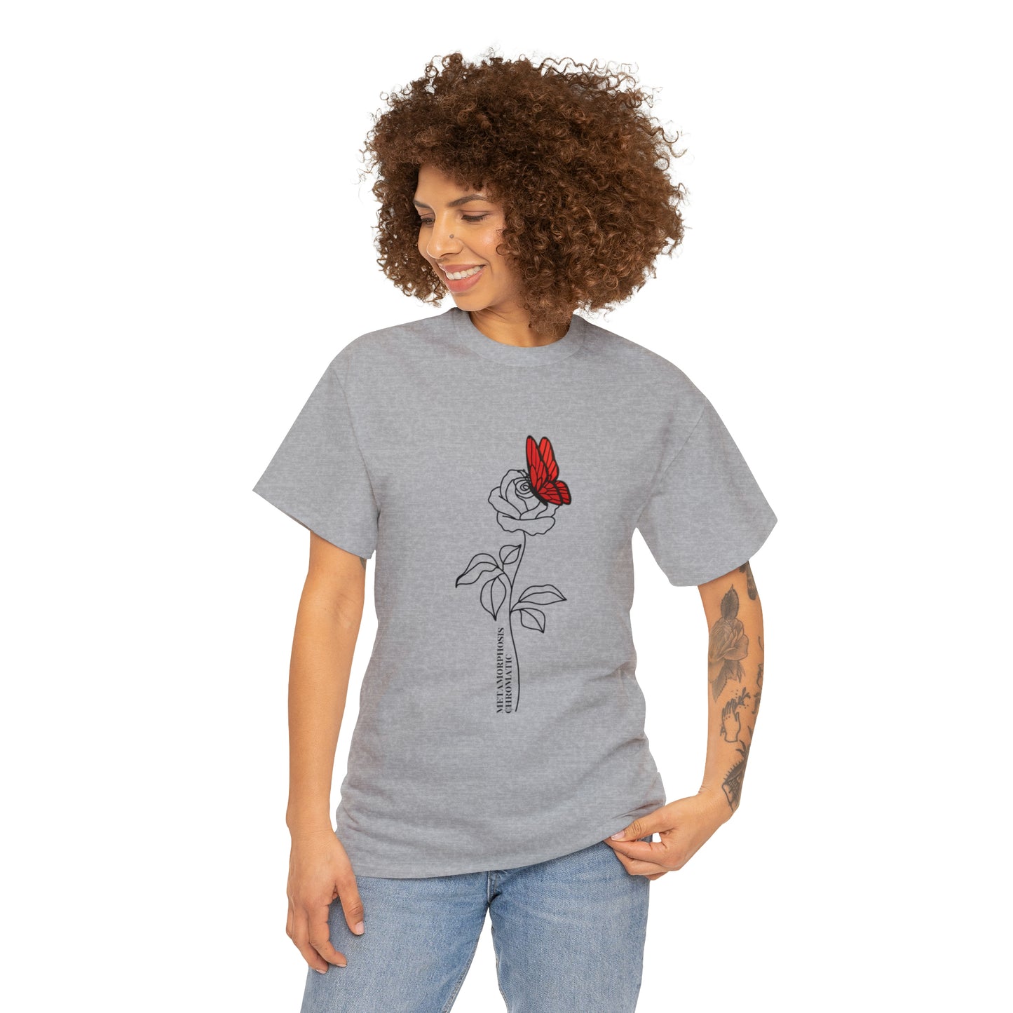 METAMORPHOSIS ROSE - Unisex Heavy Cotton Tee