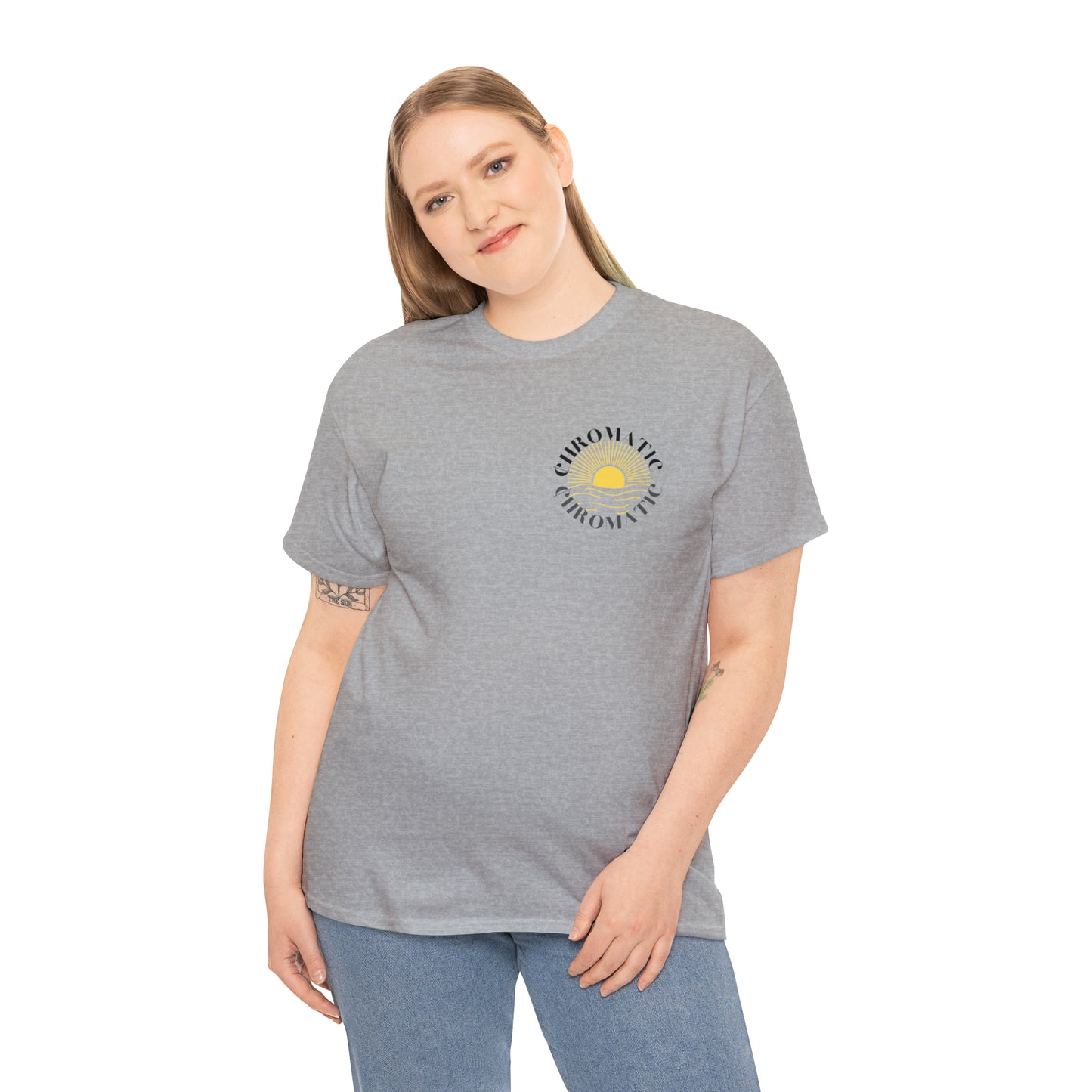 Chromatic Golden Hour Sun Circle Tee