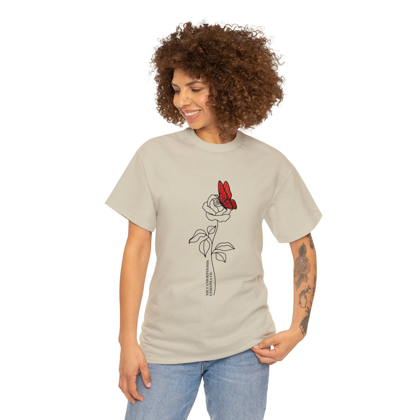 METAMORPHOSIS ROSE - Unisex Heavy Cotton Tee