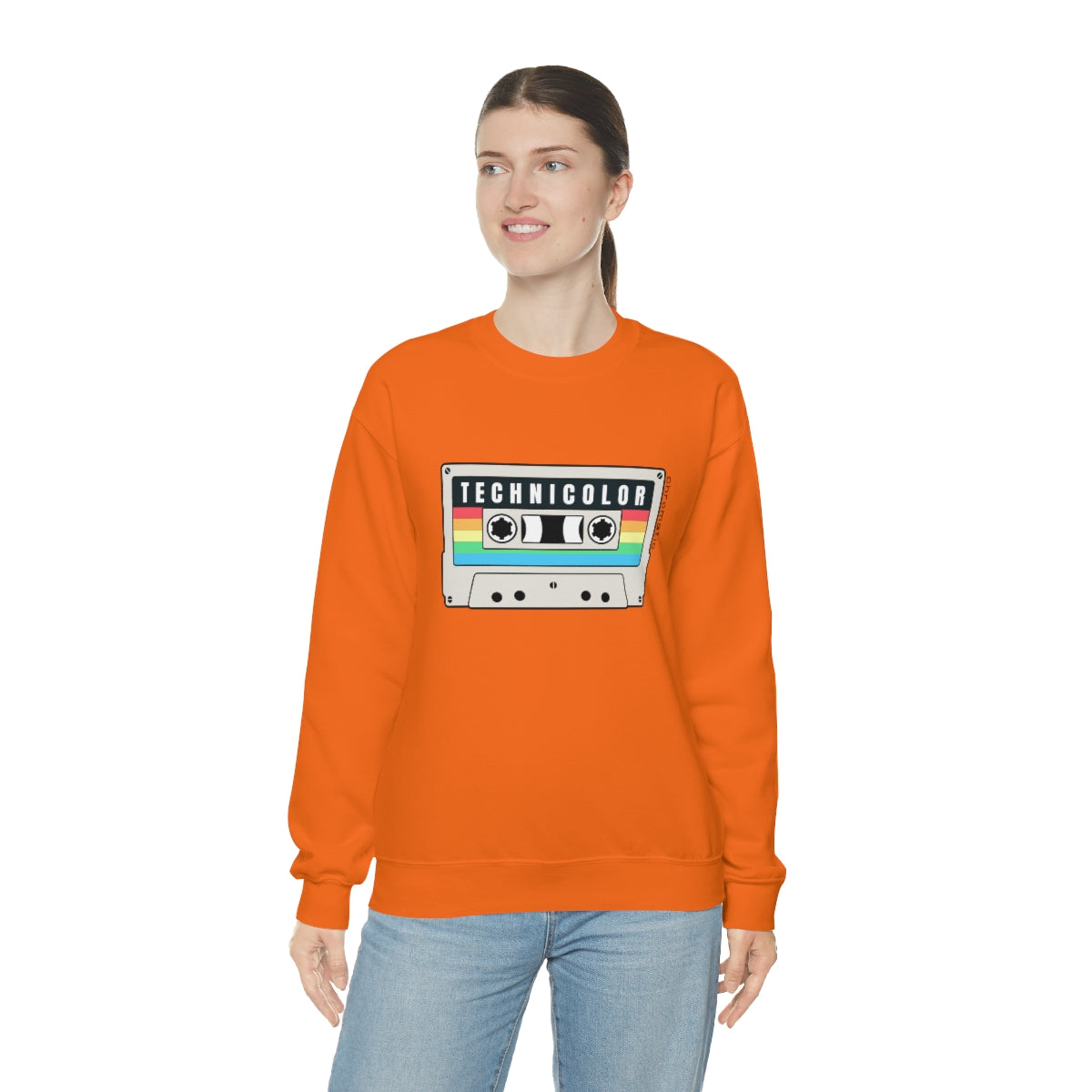 Technicolor Logo- Unisex Heavy Blend™ Crewneck Sweatshirt