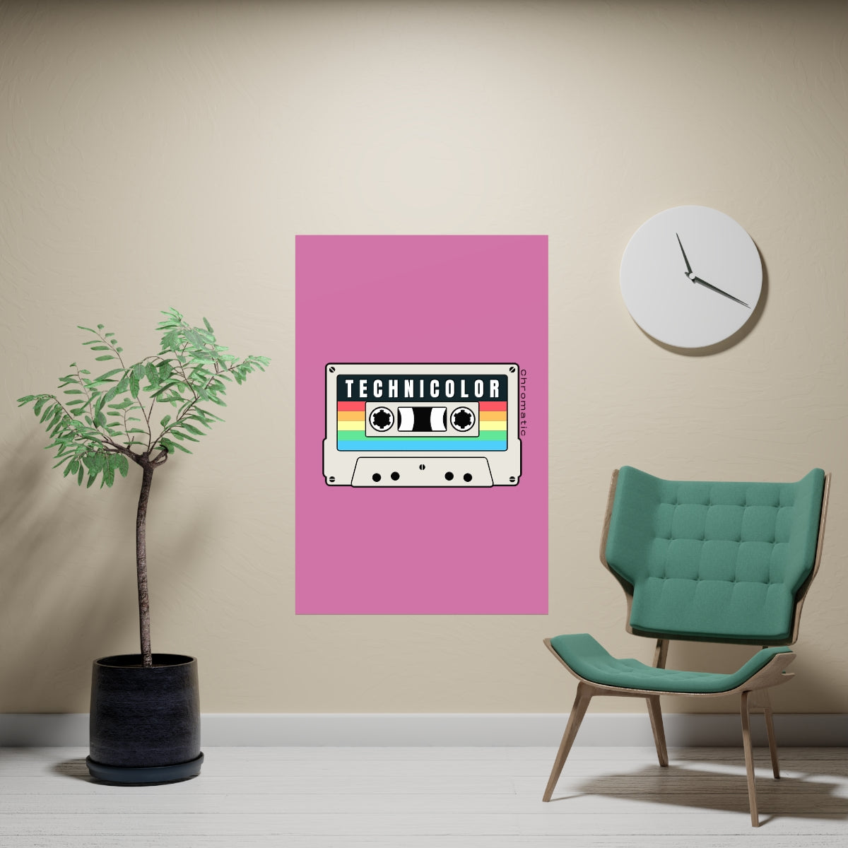 Technicolor Logo - Vertical and Horizontal Matte Posters