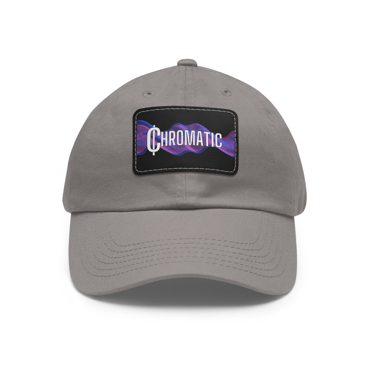 Chromatic Logo - Dad Hat with Leather Patch