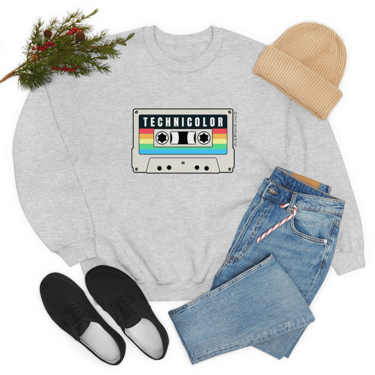 Technicolor Logo- Unisex Heavy Blend™ Crewneck Sweatshirt