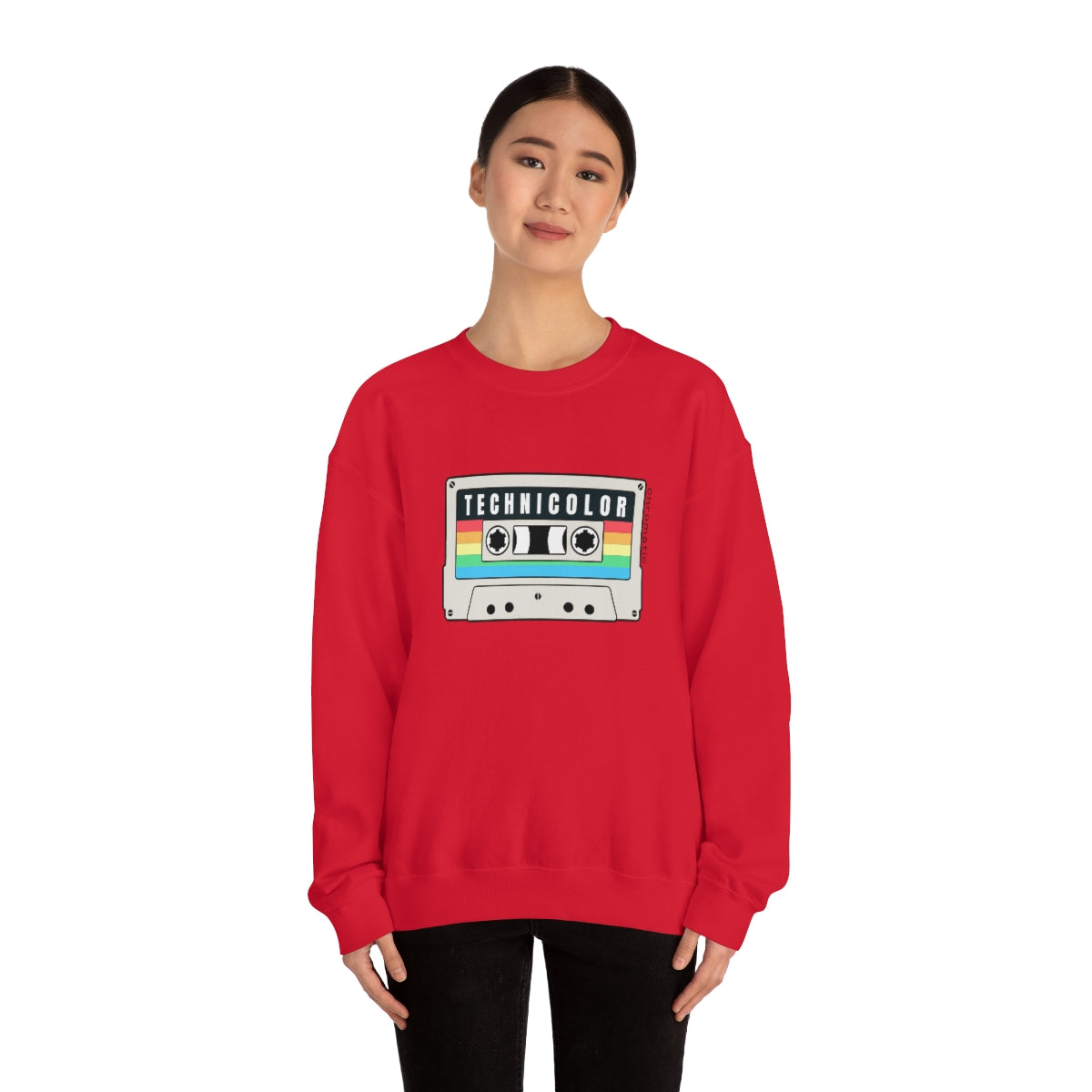 Technicolor Logo- Unisex Heavy Blend™ Crewneck Sweatshirt