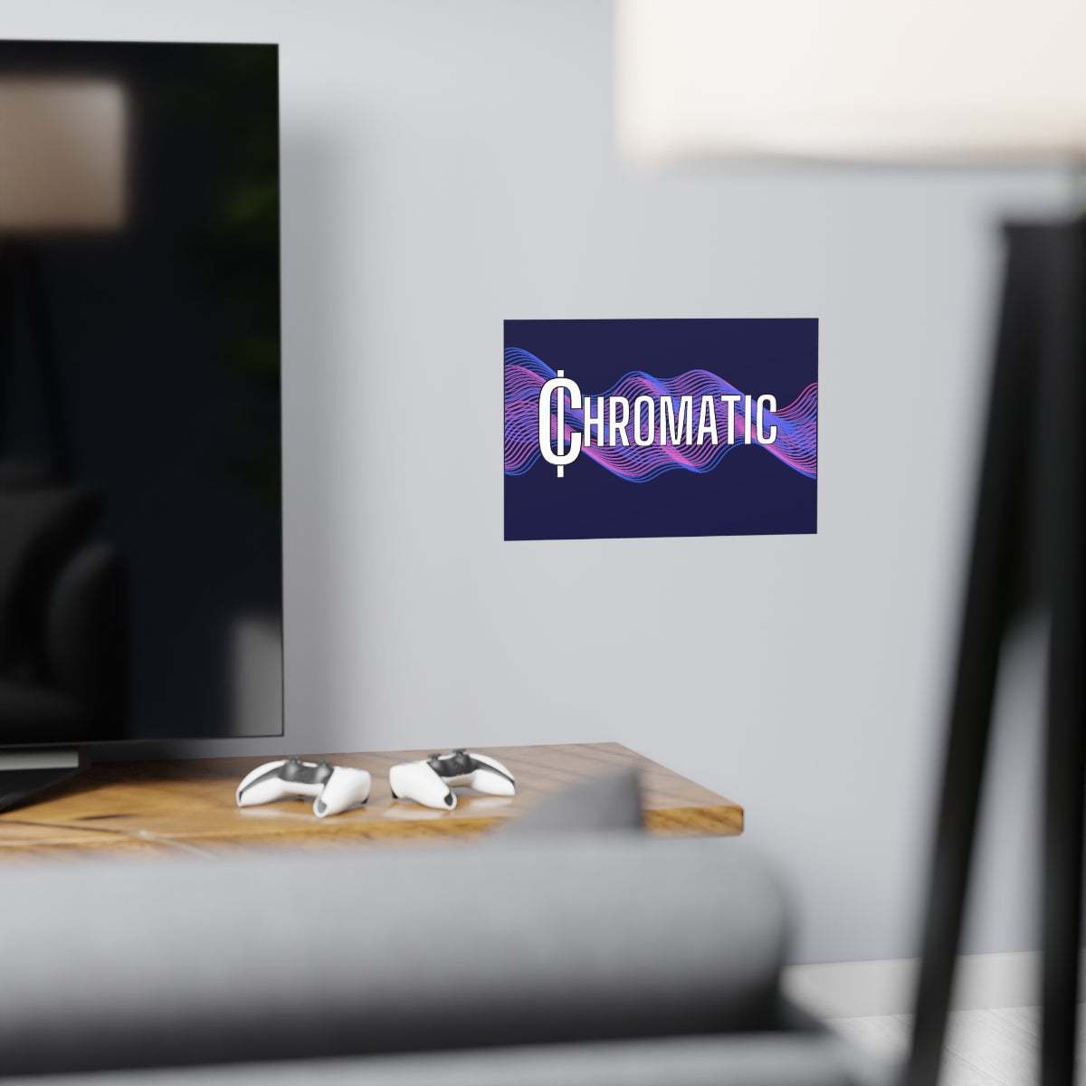 Chromatic Logo - Vertical and Horizontal Matte Posters