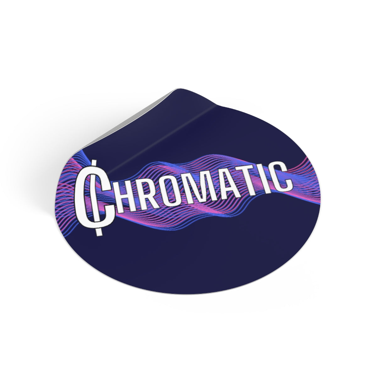 Chromatic Logo - Round Vinyl Stickers