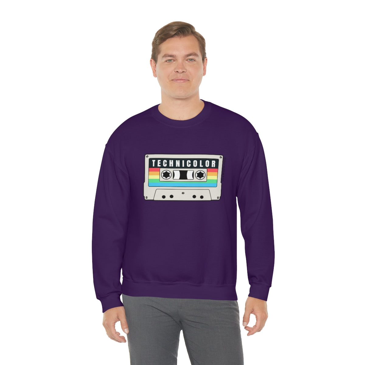 Technicolor Logo- Unisex Heavy Blend™ Crewneck Sweatshirt