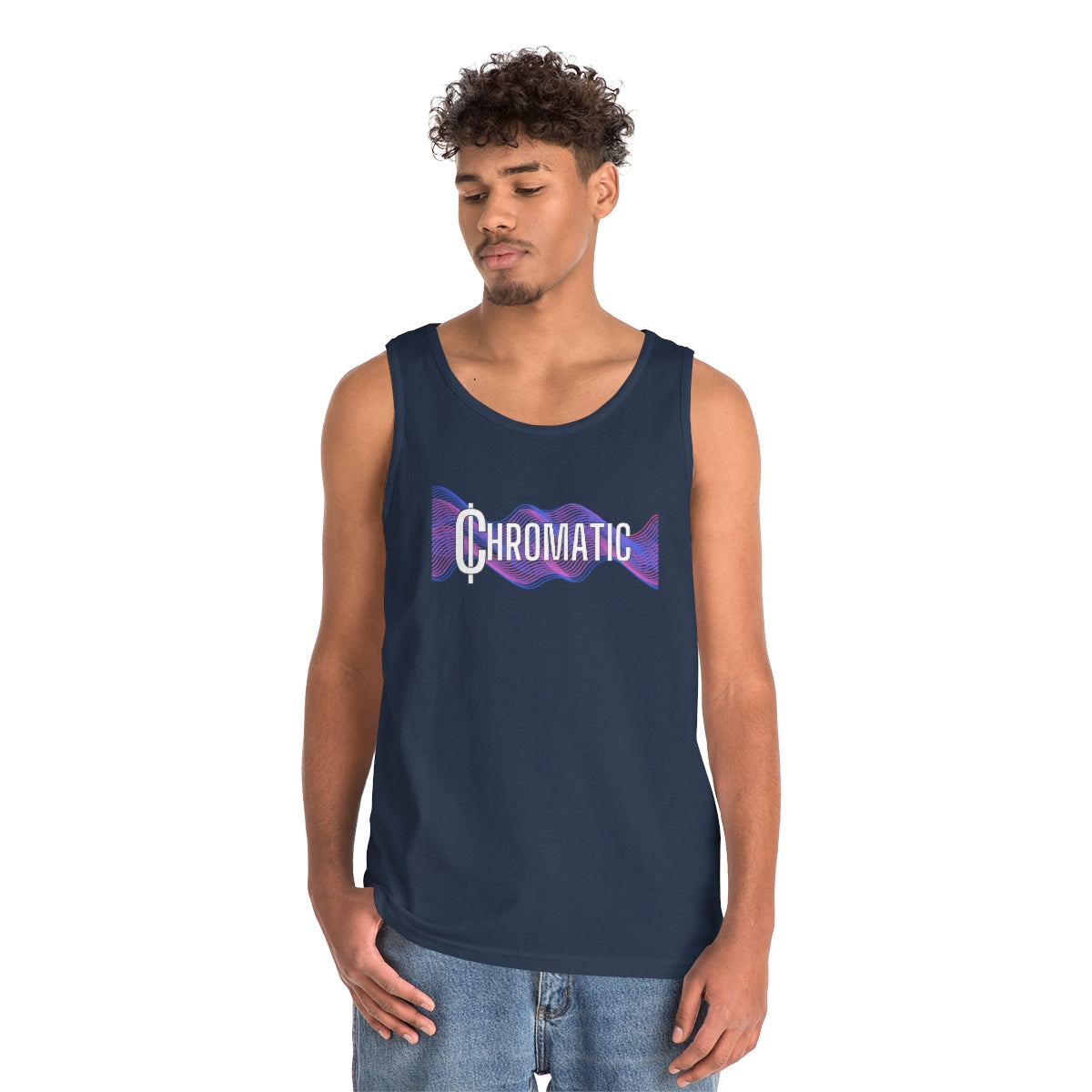 Chromatic Logo - Unisex Heavy Cotton Tank Top