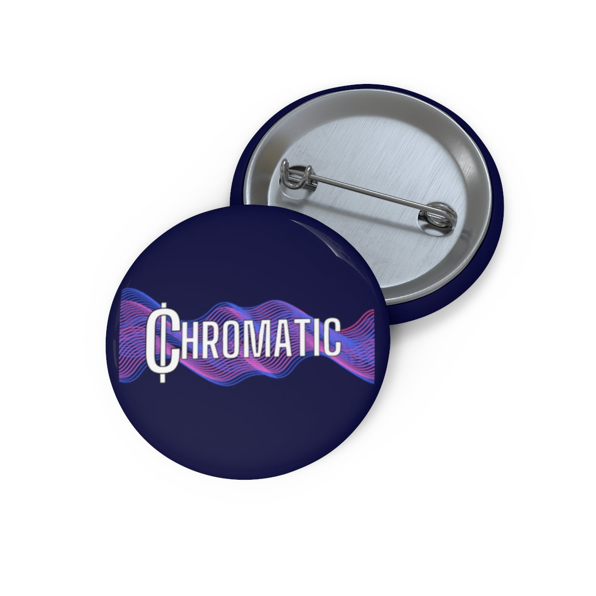 Chromatic Logo - Pin Buttons