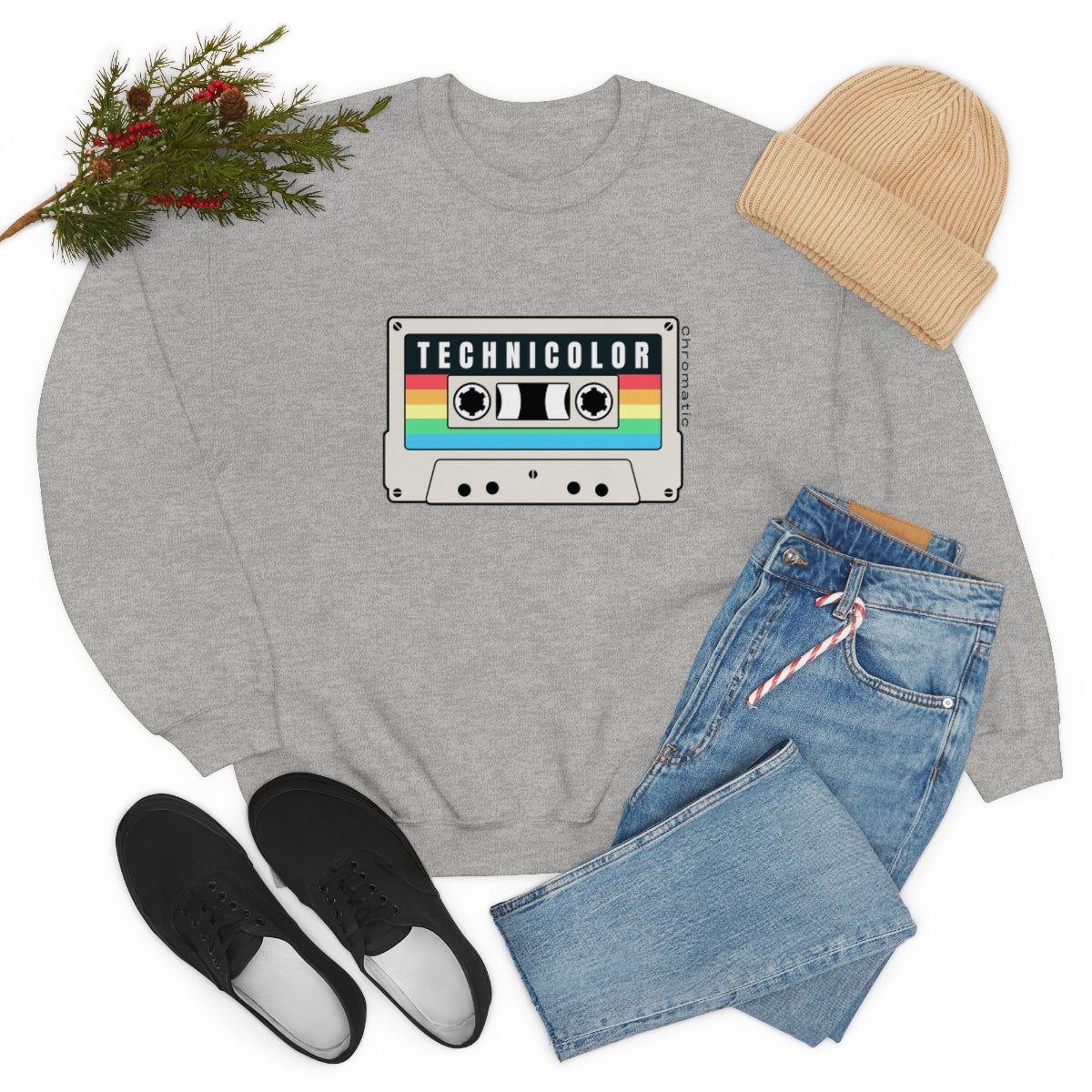 Technicolor Logo- Unisex Heavy Blend™ Crewneck Sweatshirt