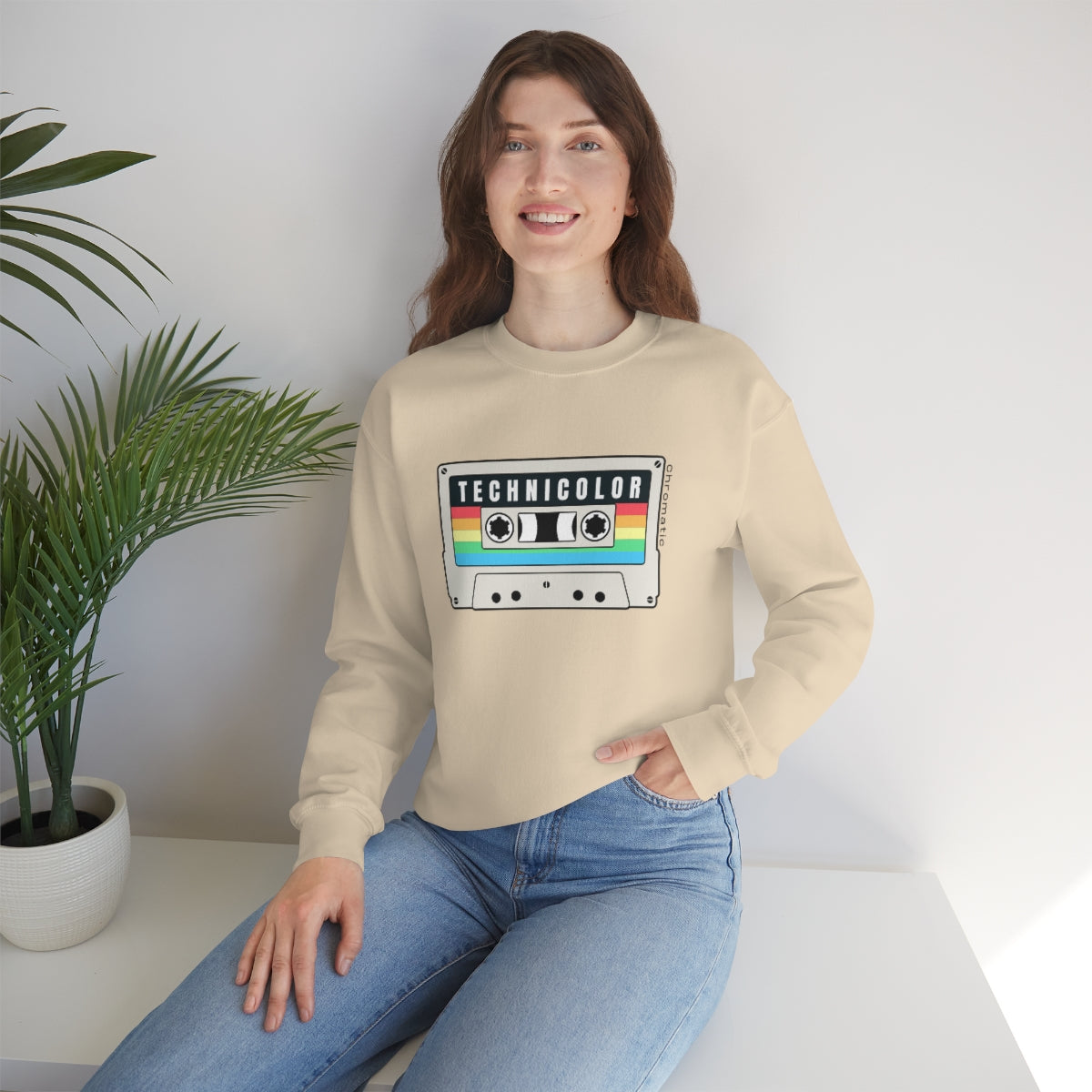 Technicolor Logo- Unisex Heavy Blend™ Crewneck Sweatshirt