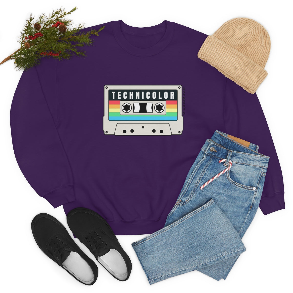 Technicolor Logo- Unisex Heavy Blend™ Crewneck Sweatshirt