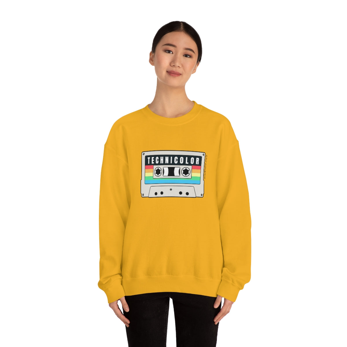 Technicolor Logo- Unisex Heavy Blend™ Crewneck Sweatshirt