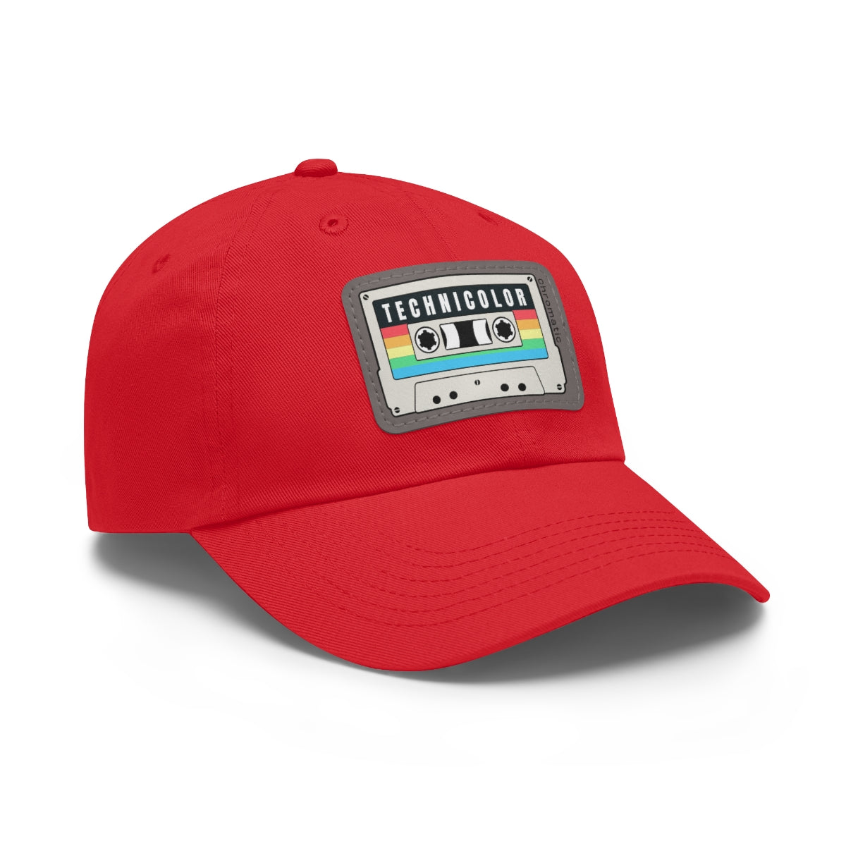 Technicolor Logo - Dad Hat with Leather Patch