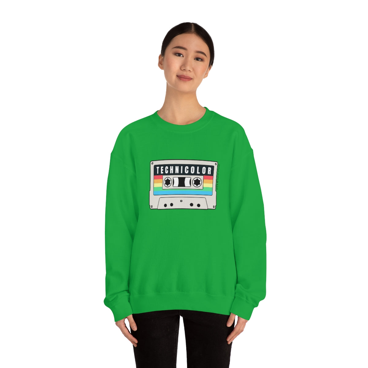 Technicolor Logo- Unisex Heavy Blend™ Crewneck Sweatshirt