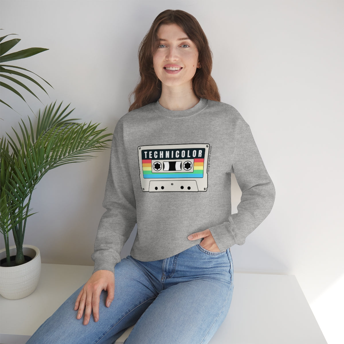 Technicolor Logo- Unisex Heavy Blend™ Crewneck Sweatshirt