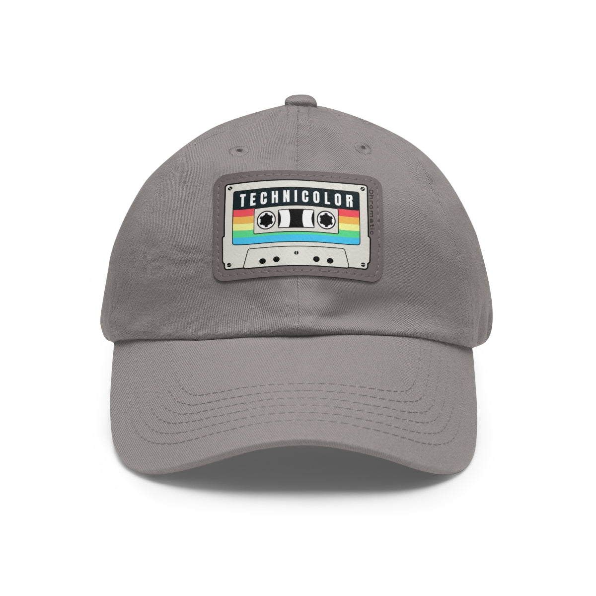 Technicolor Logo - Dad Hat with Leather Patch