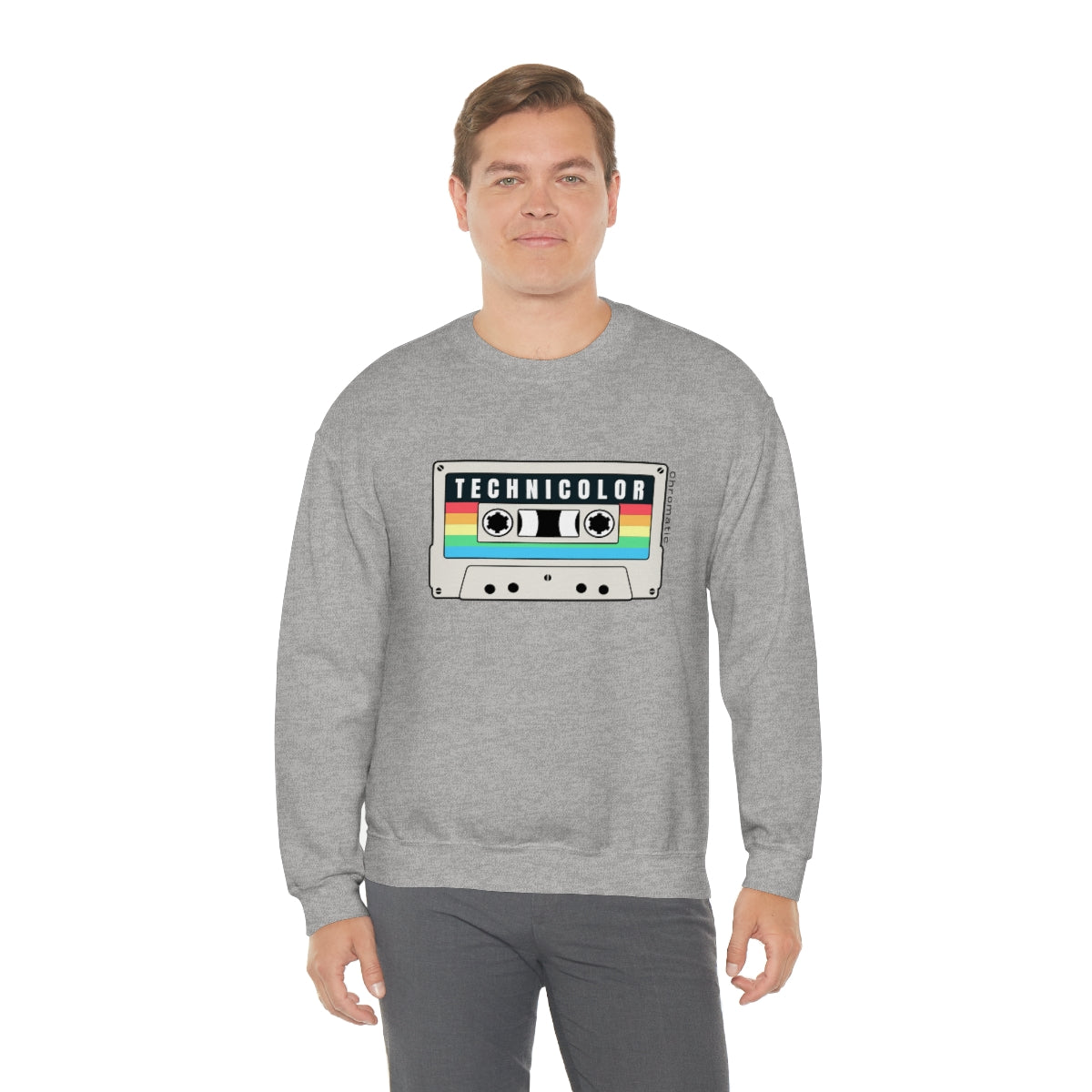 Technicolor Logo- Unisex Heavy Blend™ Crewneck Sweatshirt