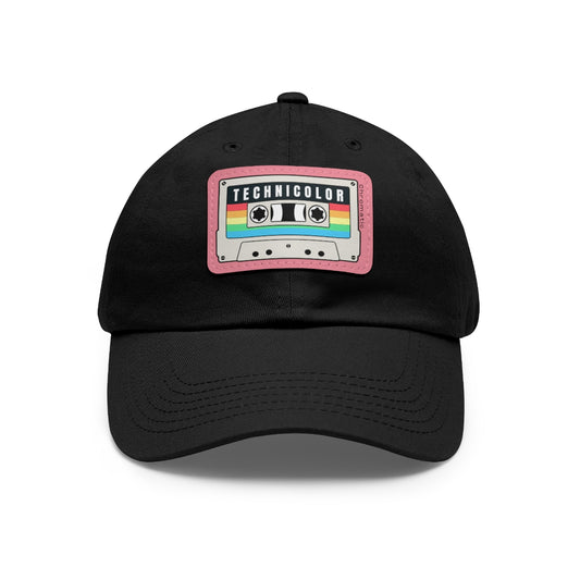 Technicolor Logo - Dad Hat with Leather Patch