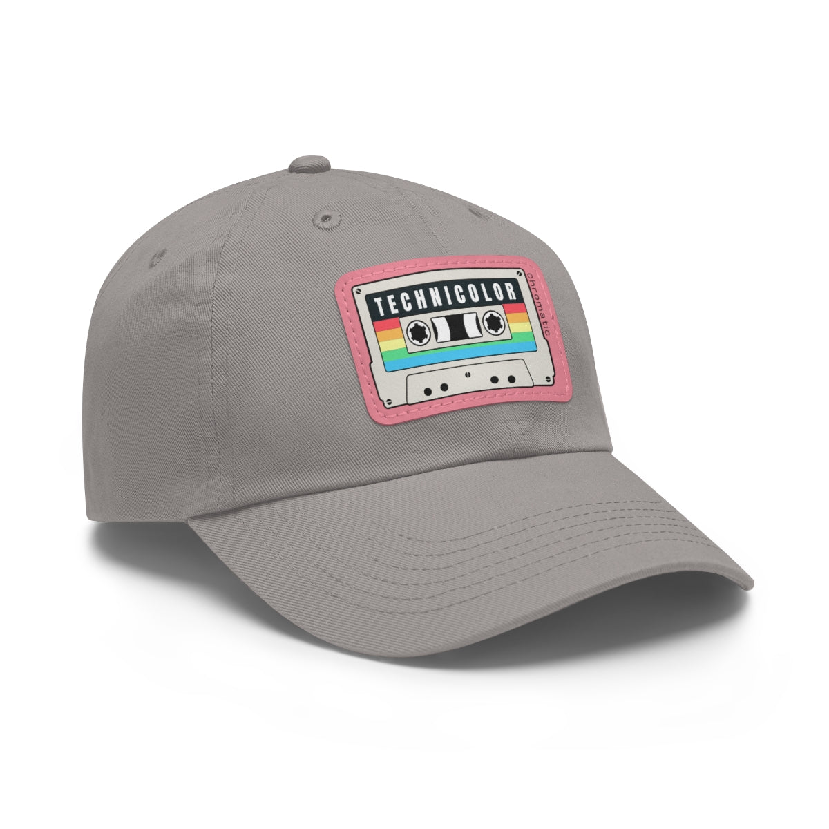 Technicolor Logo - Dad Hat with Leather Patch