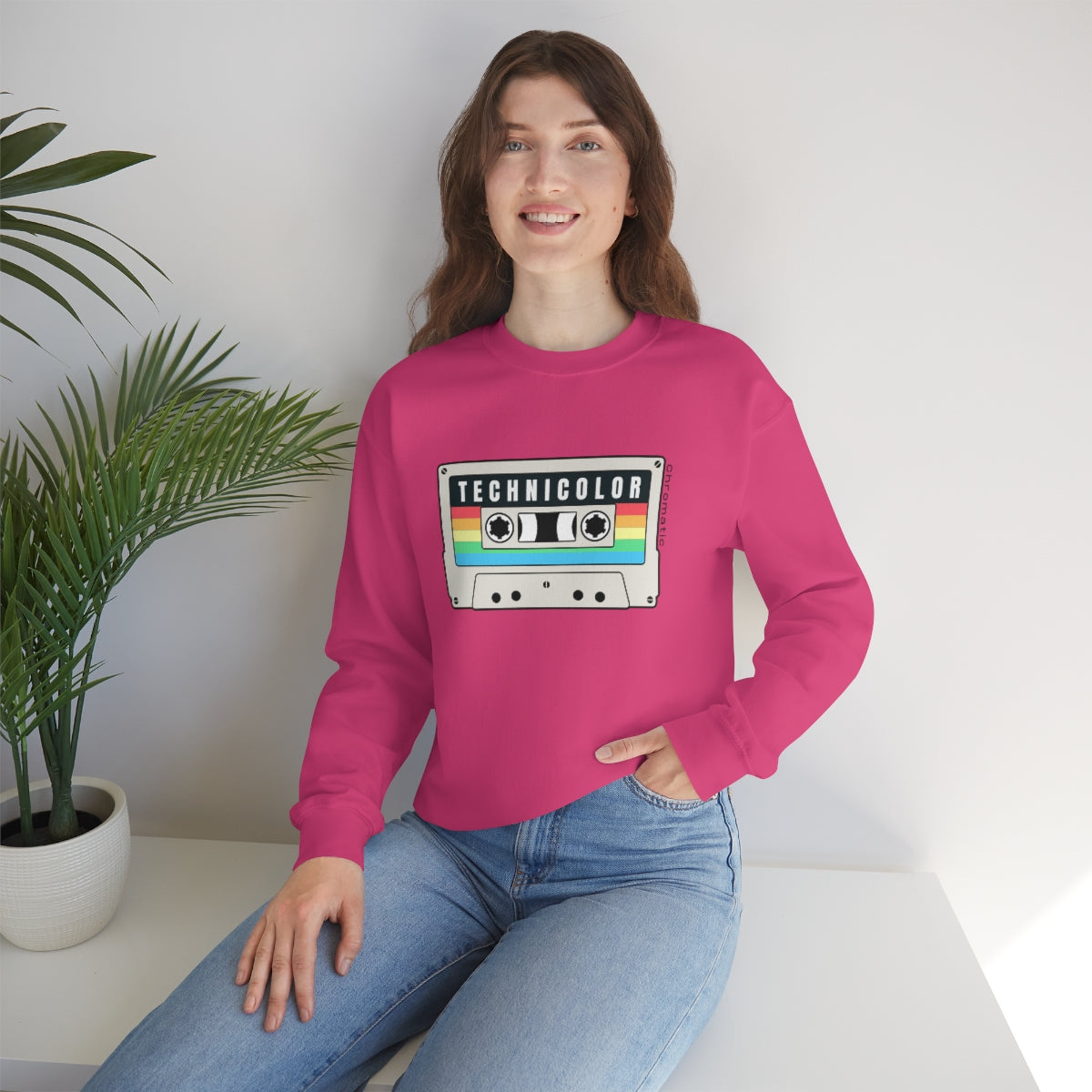 Technicolor Logo- Unisex Heavy Blend™ Crewneck Sweatshirt