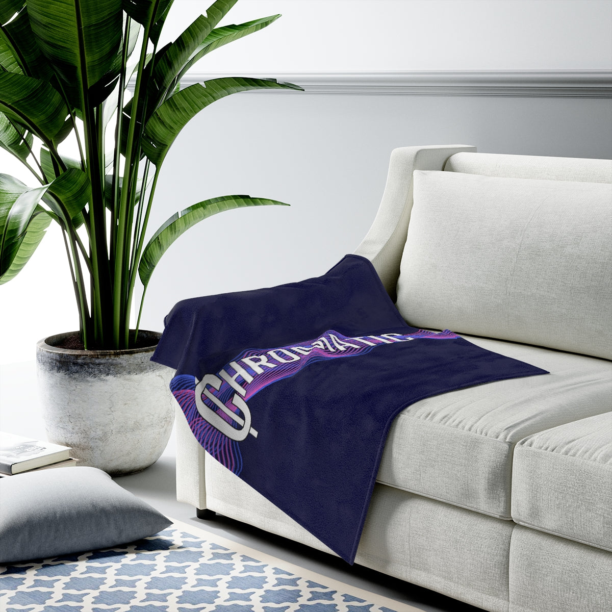 Chromatic Logo - Velveteen Plush Blanket