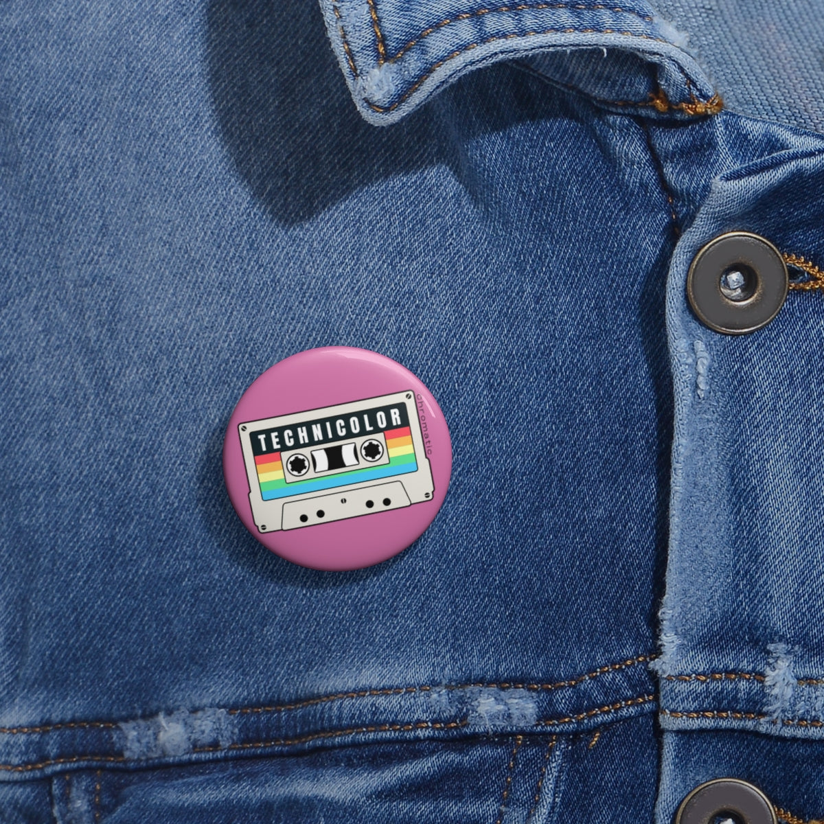 Technicolor Logo - Custom Pin Buttons