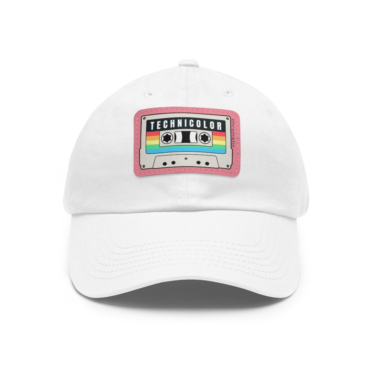 Technicolor Logo - Dad Hat with Leather Patch